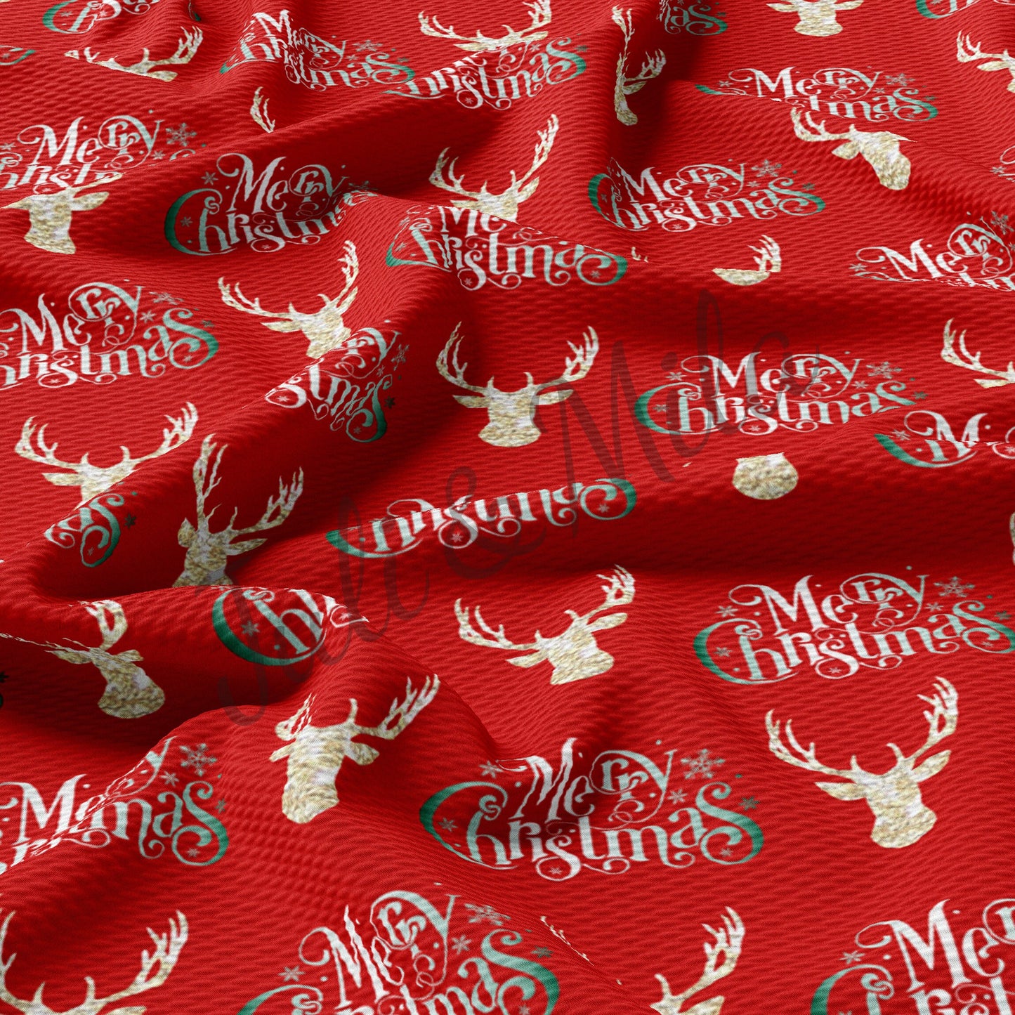 Christmas Bullet Fabric AA679