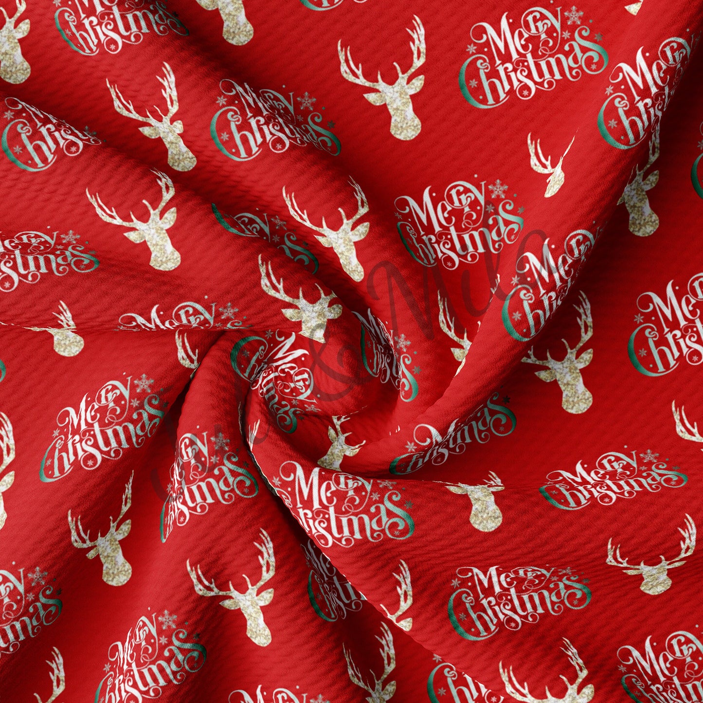 Christmas Bullet Fabric AA679