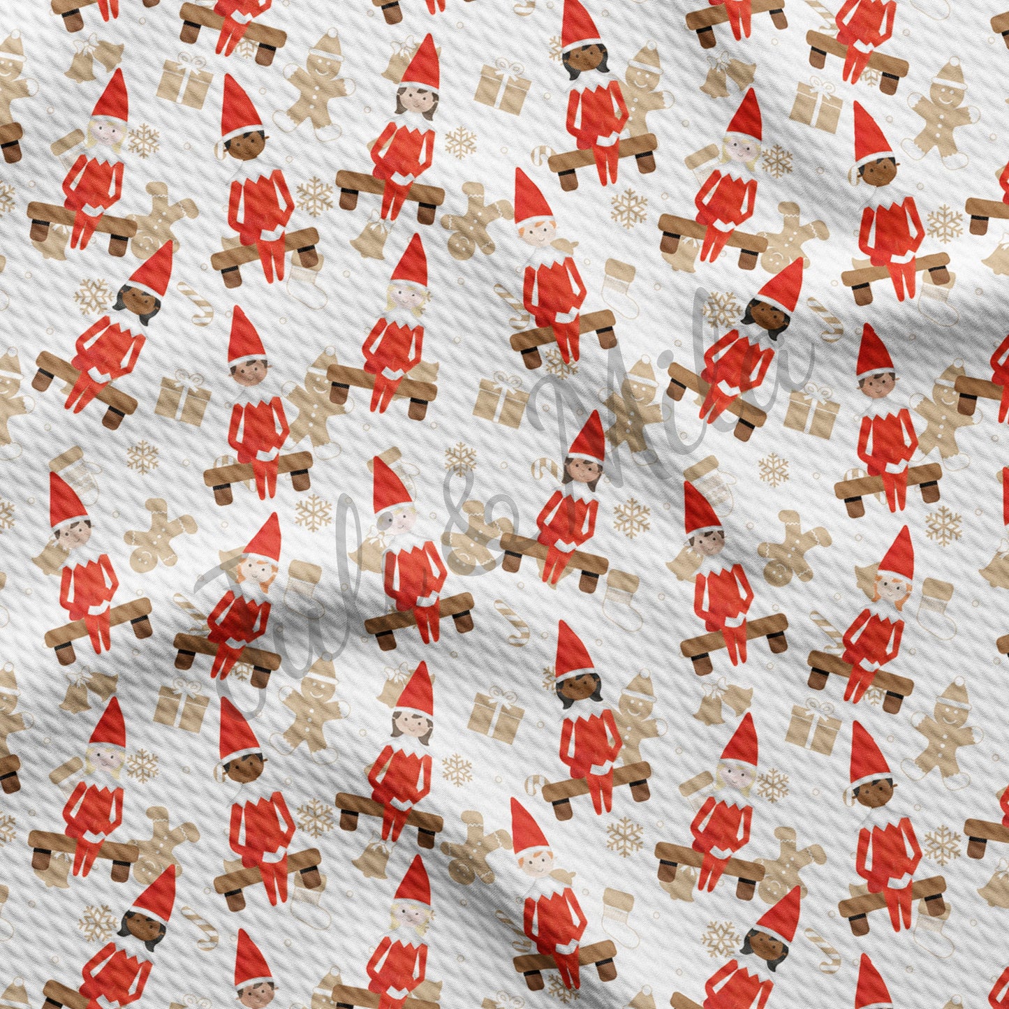 Christmas Bullet Fabric AC16