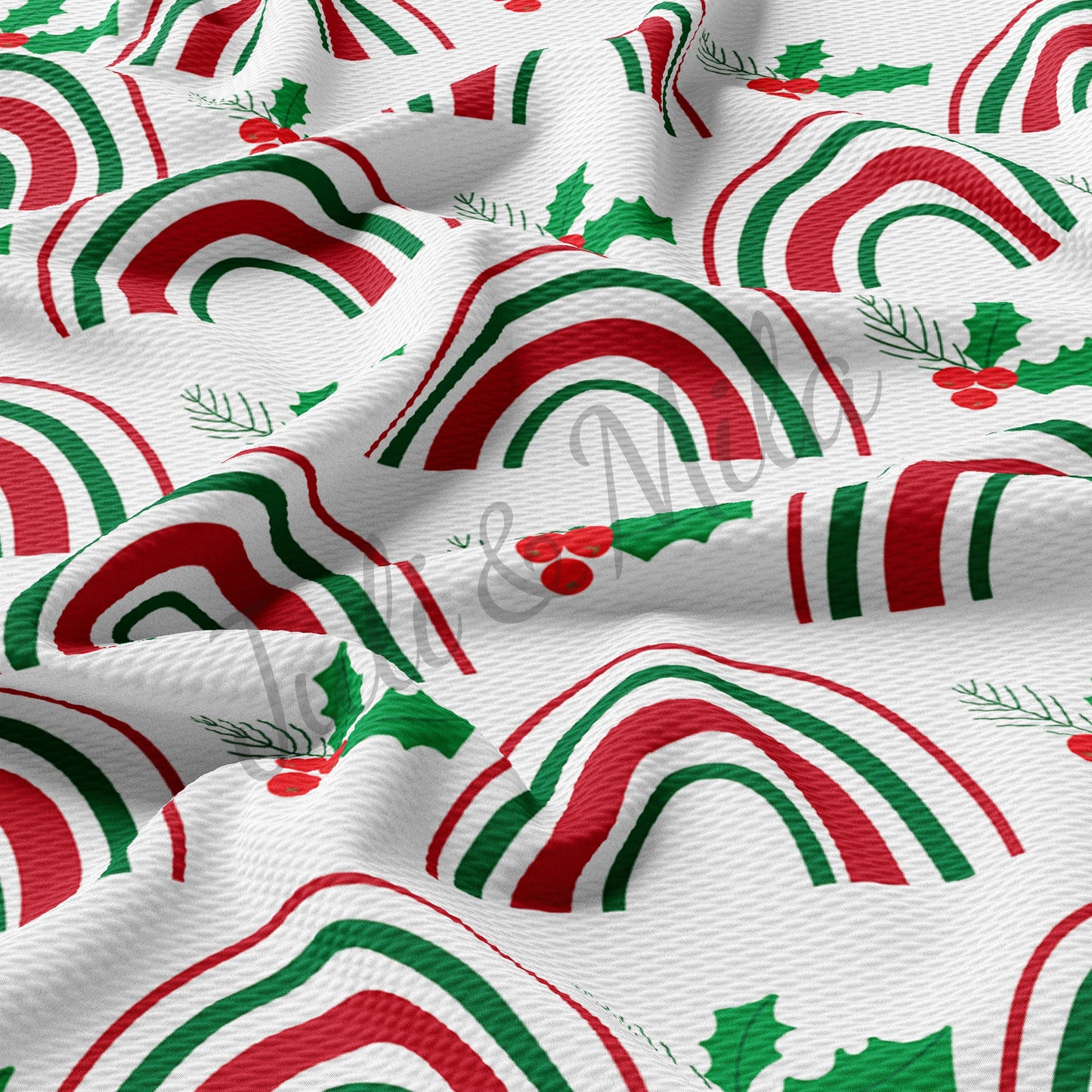 Christmas Bullet Fabric AC29