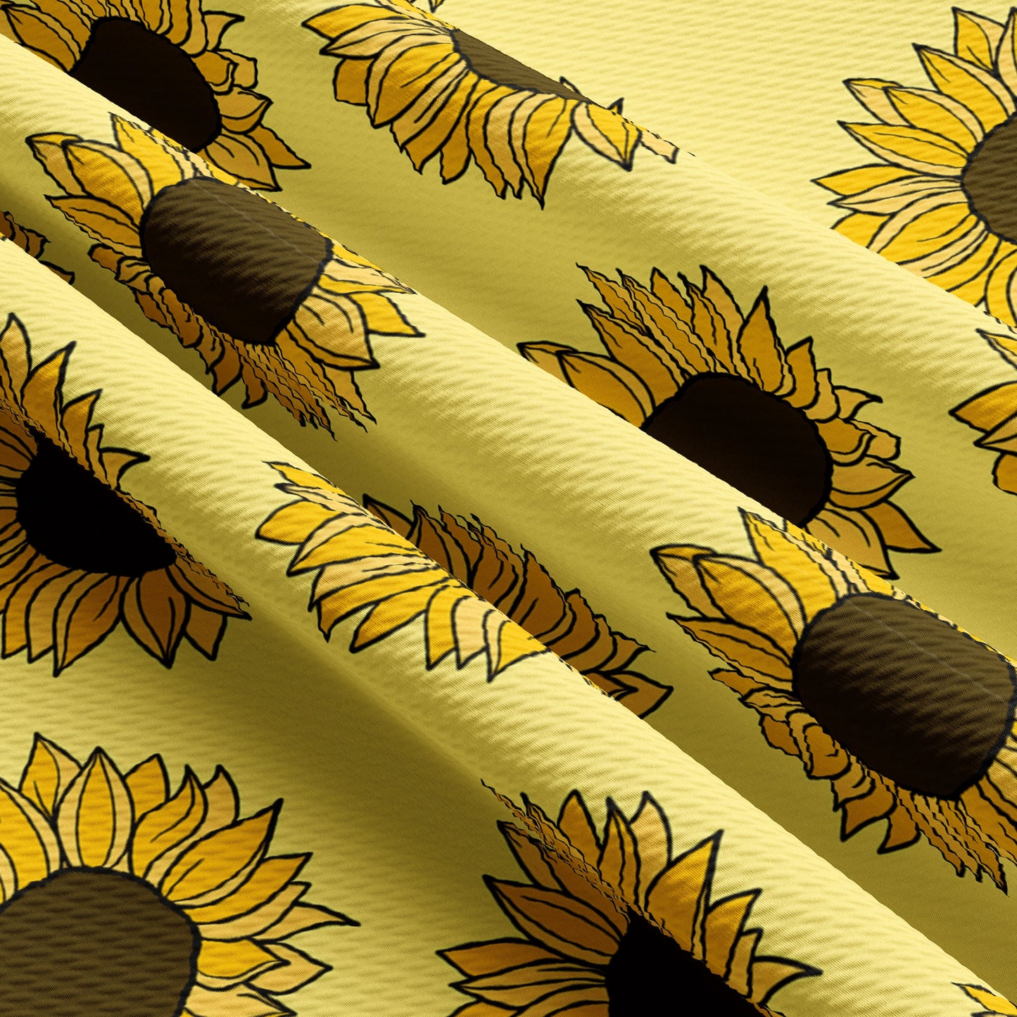 Floral Bullet Fabric Sunflowers (F82)