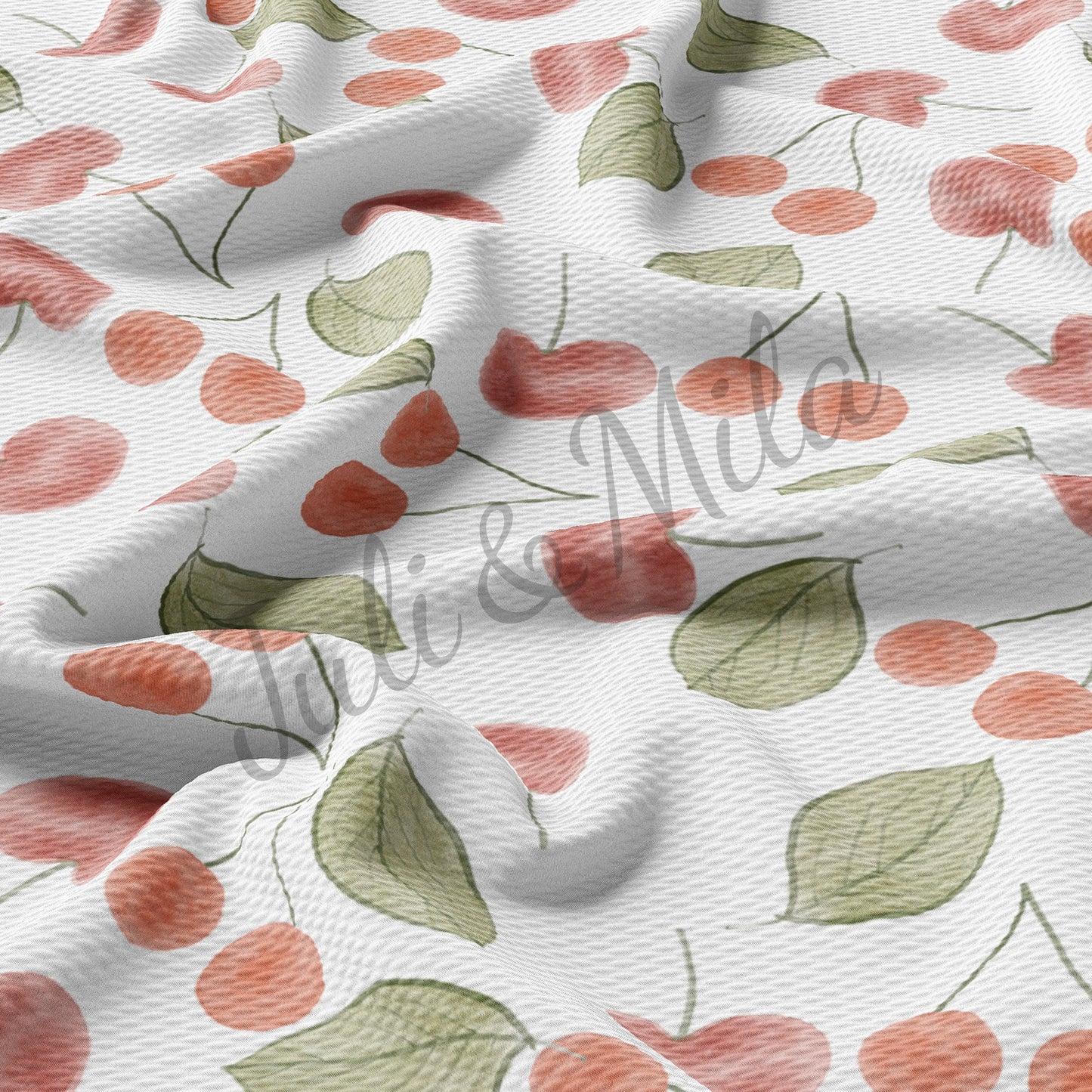 Cherry  Bullet Textured Fabric Cherry AA64