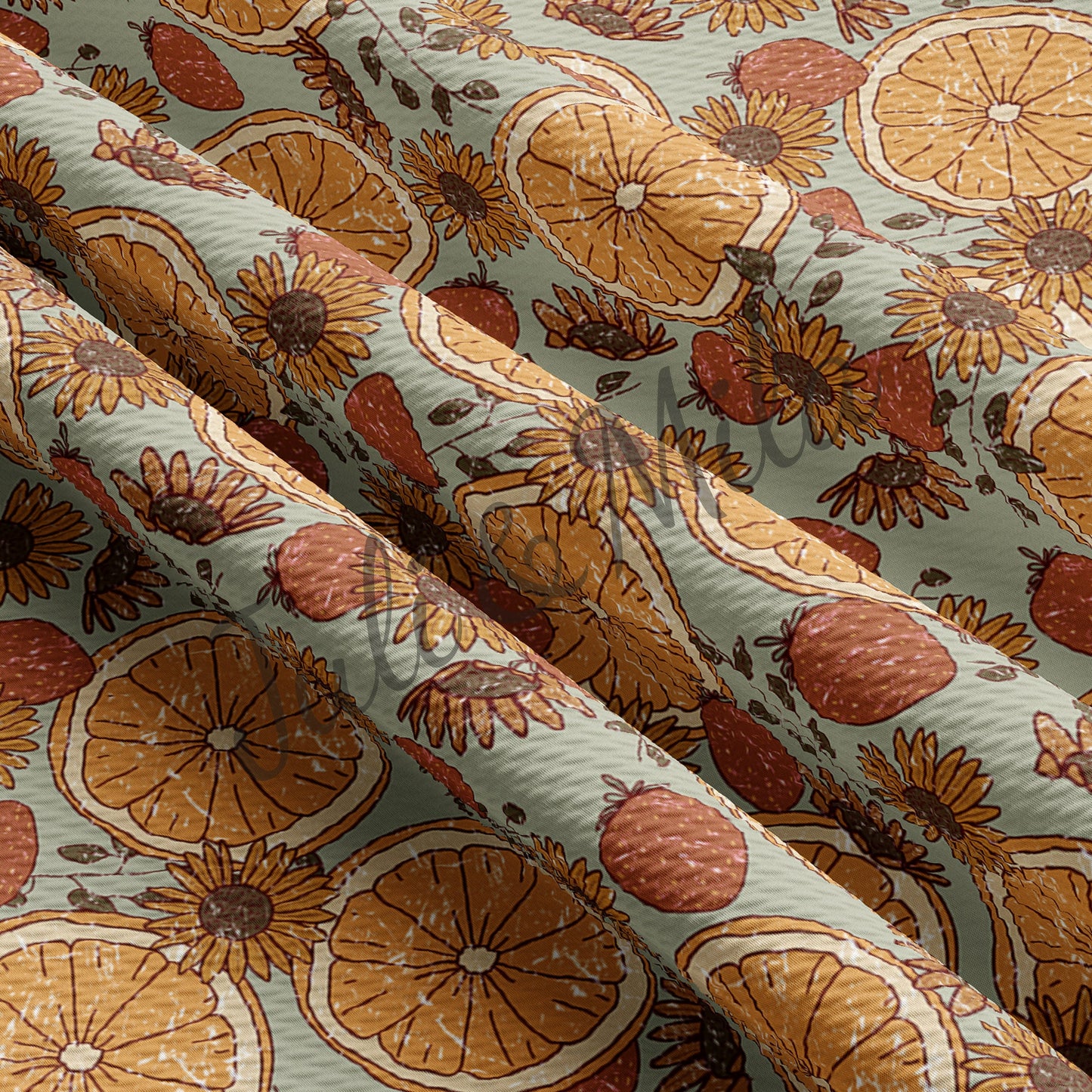 Orange Bullet Fabric AA270