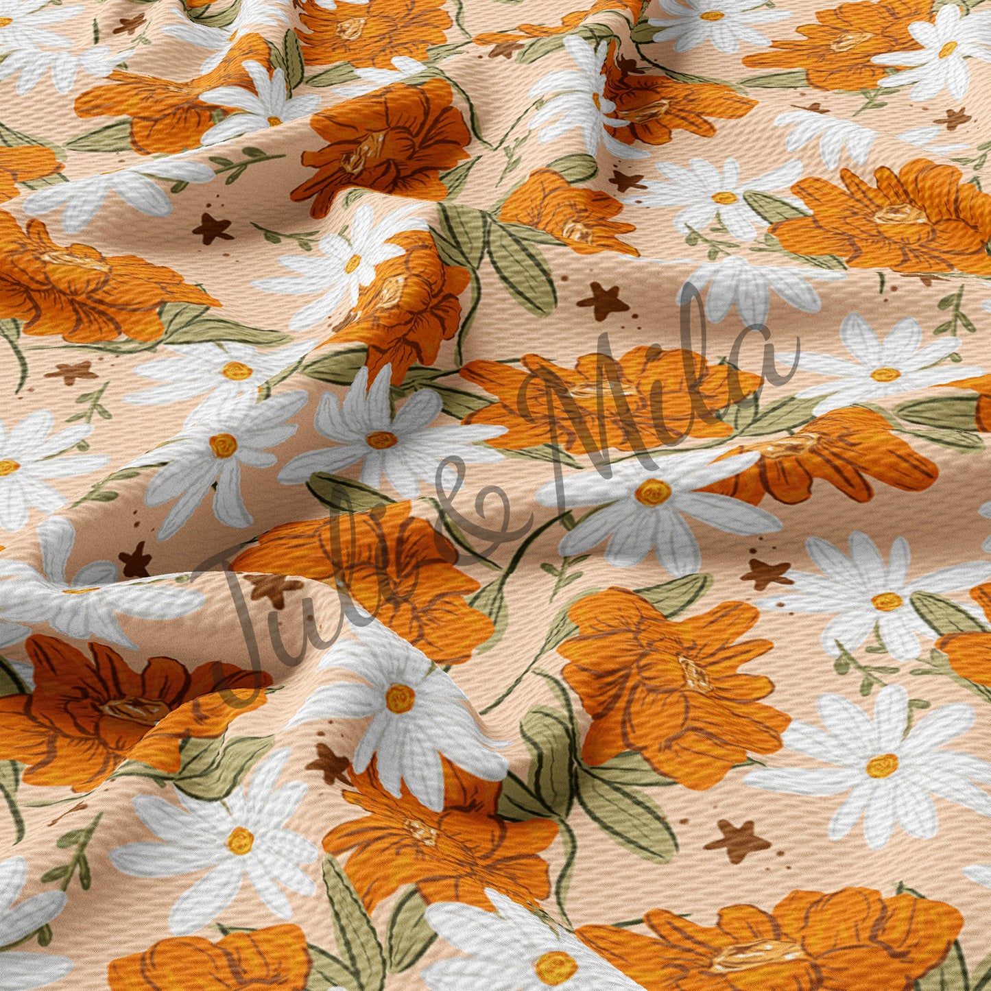 Floral Bullet Fabric Floral64