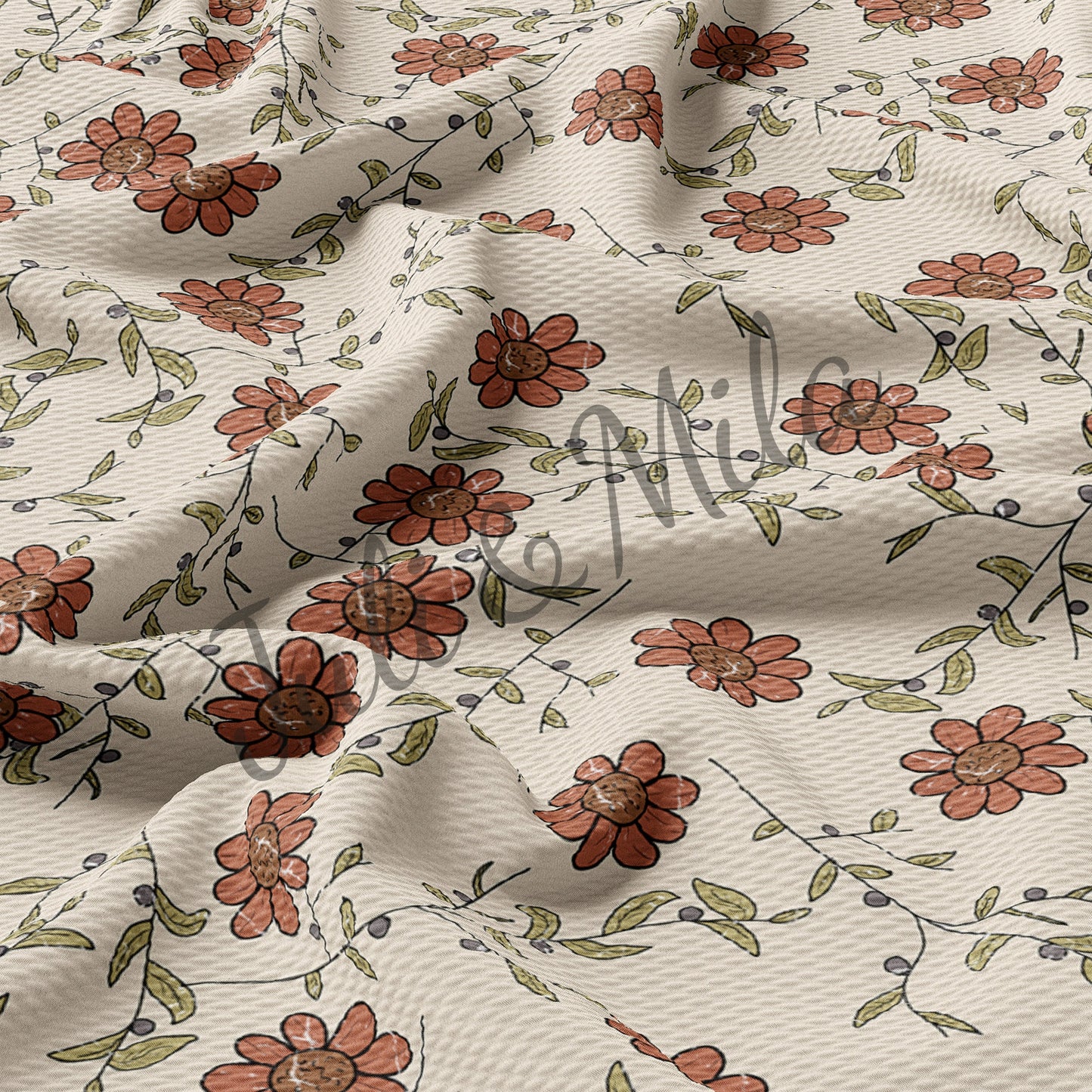 Floral Bullet Fabric Floral61