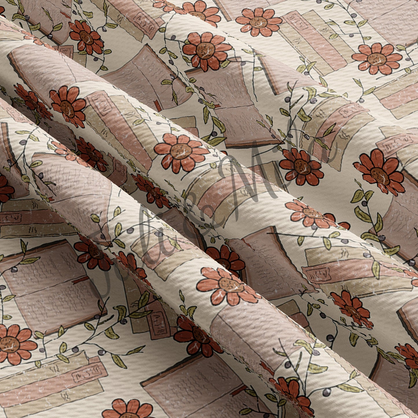 Bullet Textured Fabric Floral69