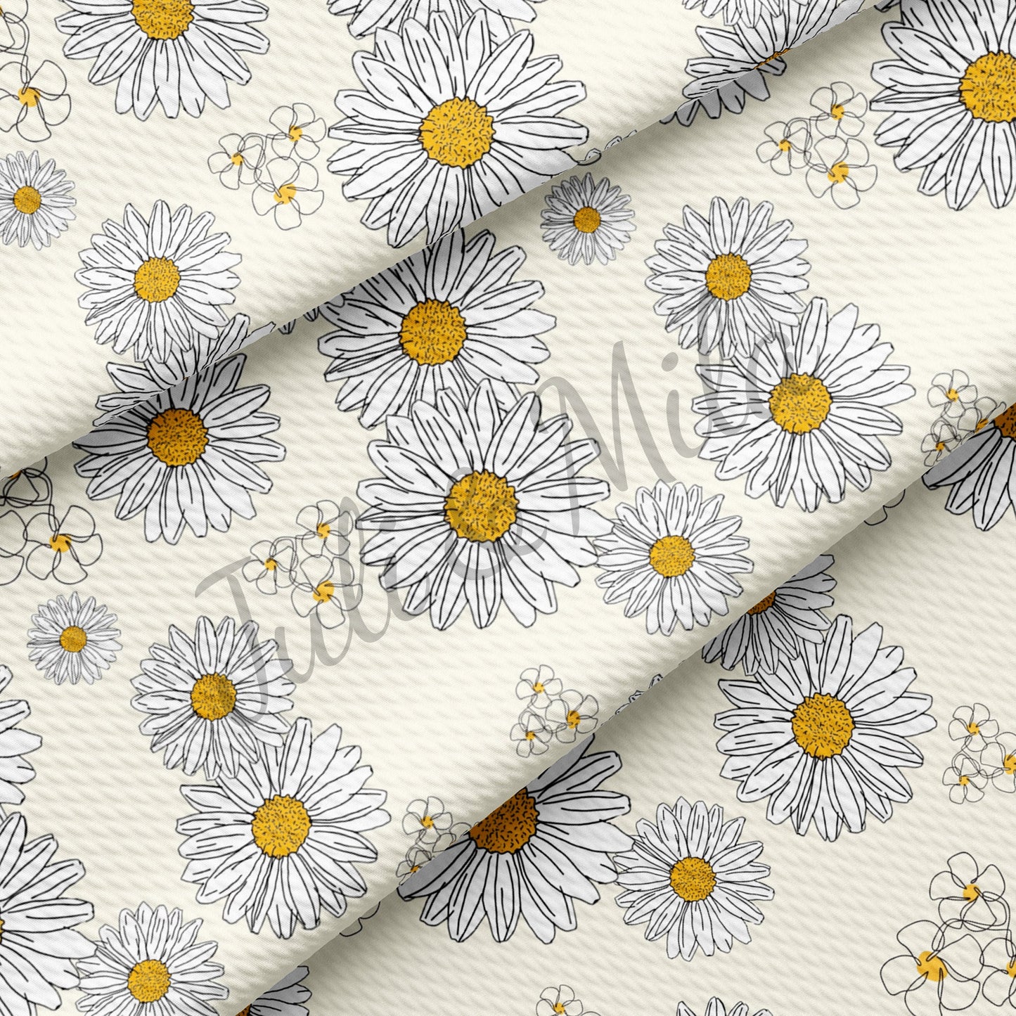 Floral Bullet Textured Fabric Floral79