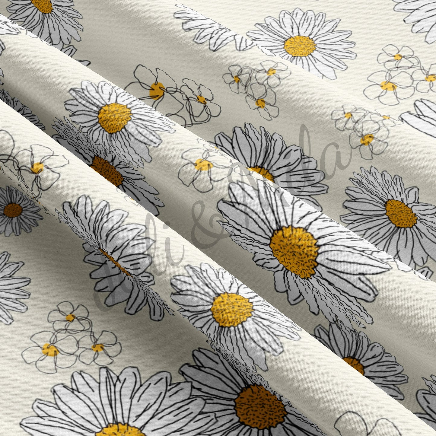 Floral Bullet Textured Fabric Floral79