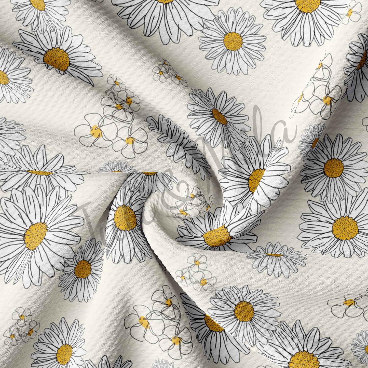 Floral Bullet Textured Fabric Floral79