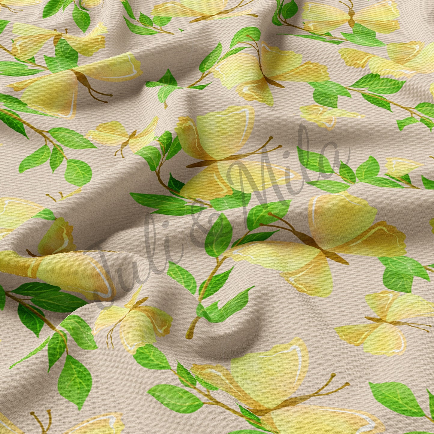 Bullet Textured Fabric  Floral80