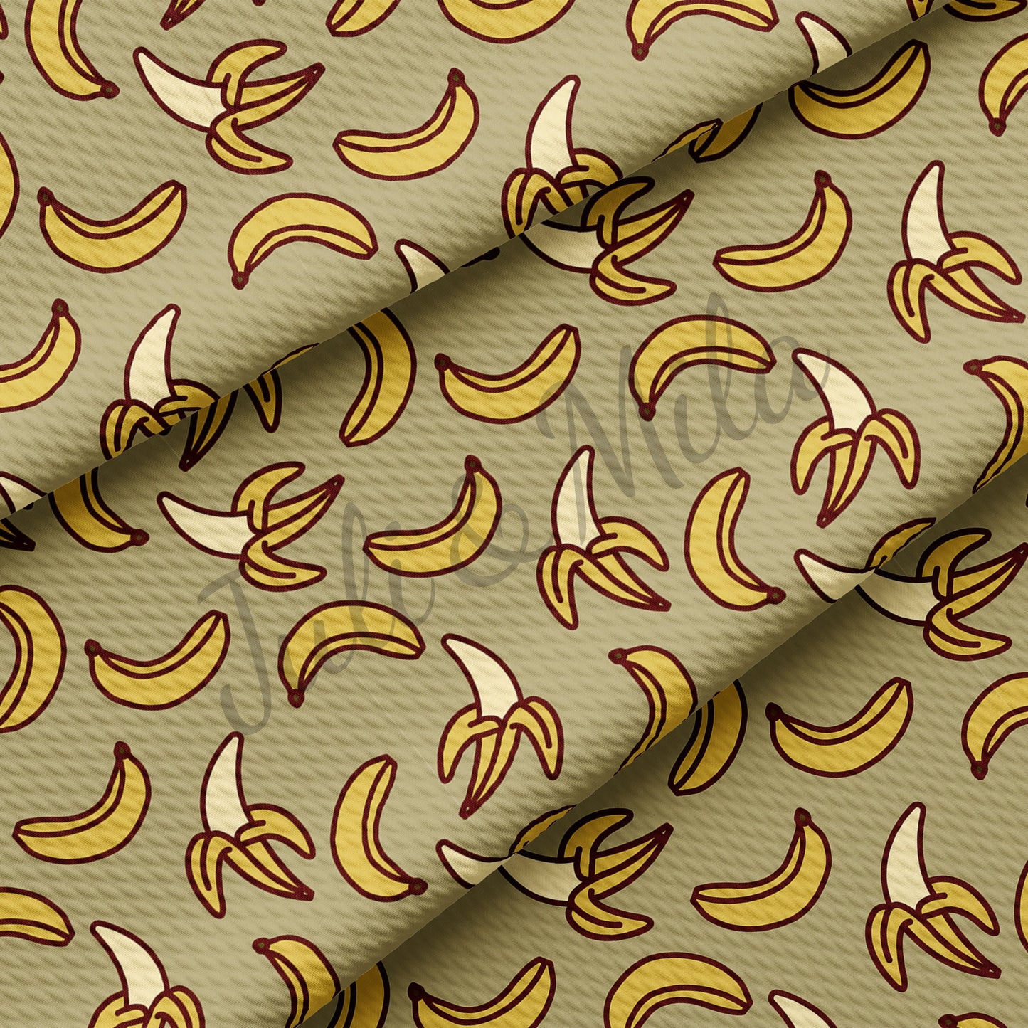 Bananas Bullet Textured Fabric AA2664