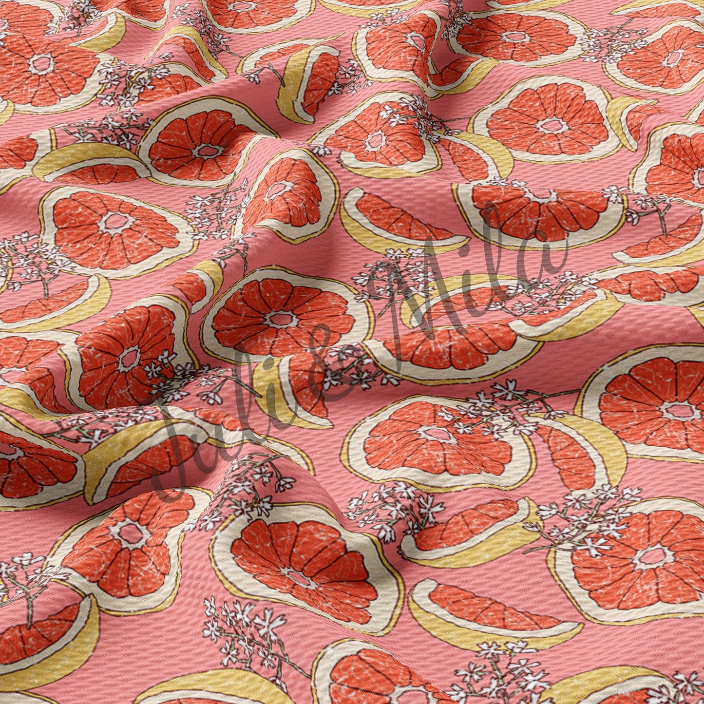 Orange  Bullet Textured Fabric  orange3