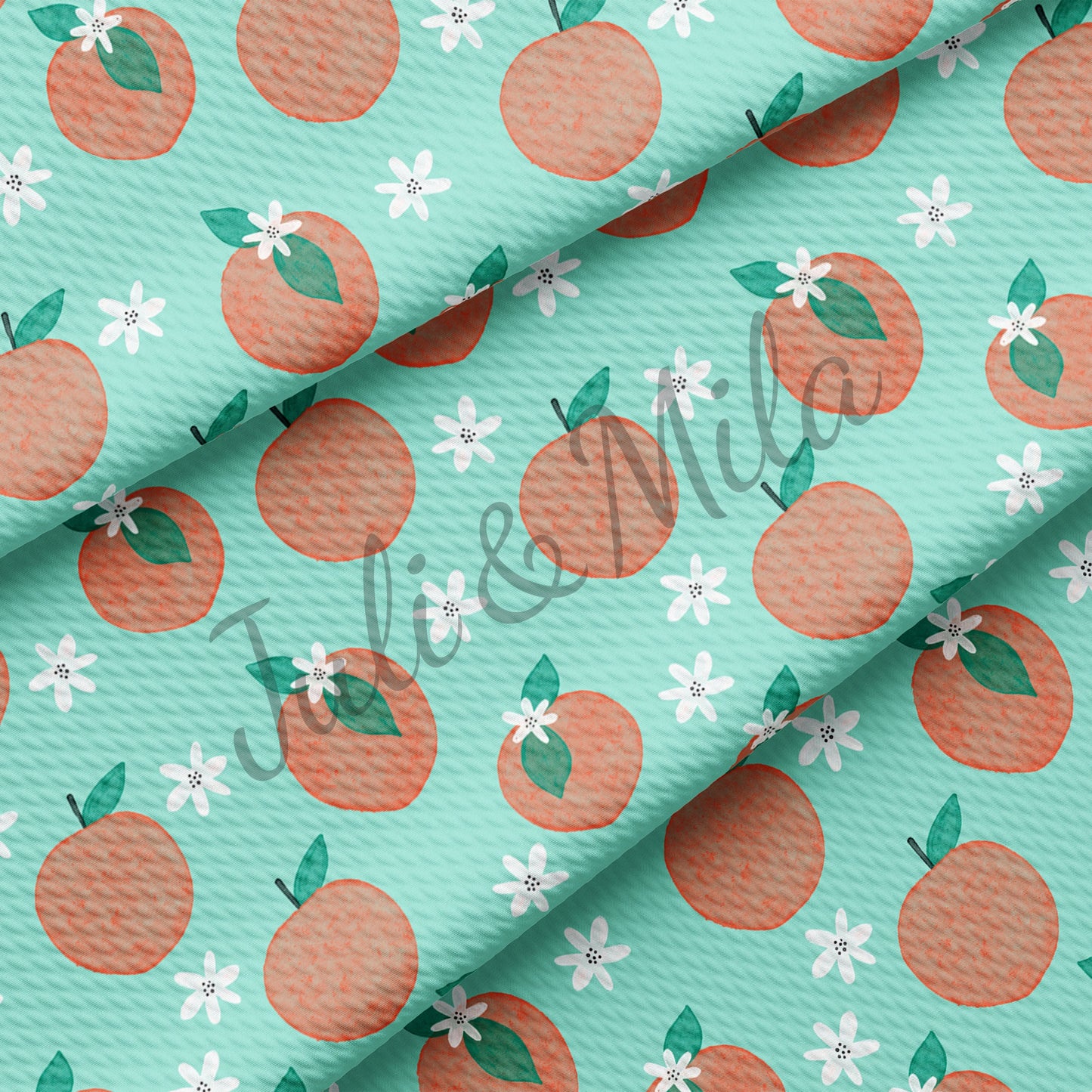 Peach Bullet Textured Fabric AA69