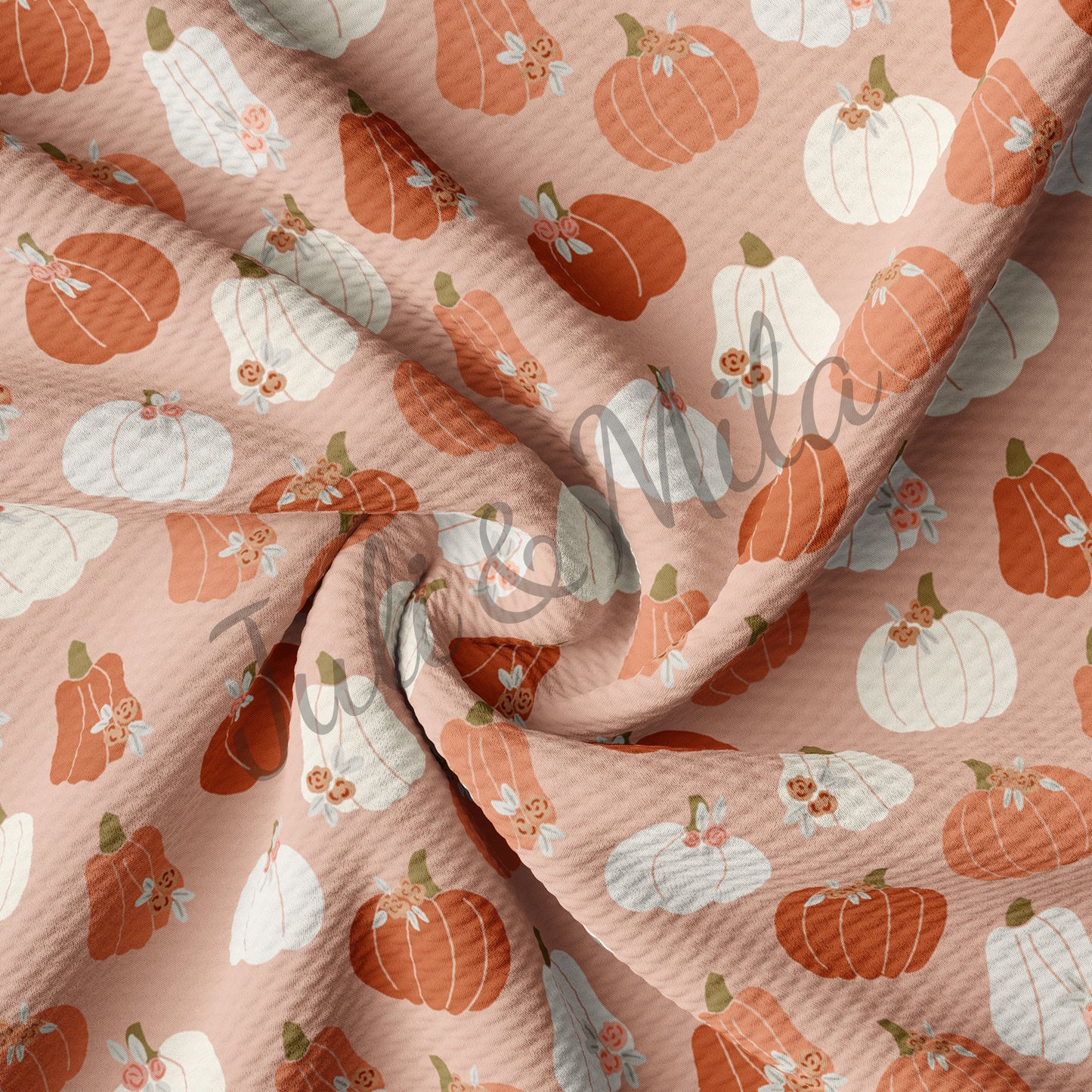 Pumpkin Bullet Textured Fabric  AB12