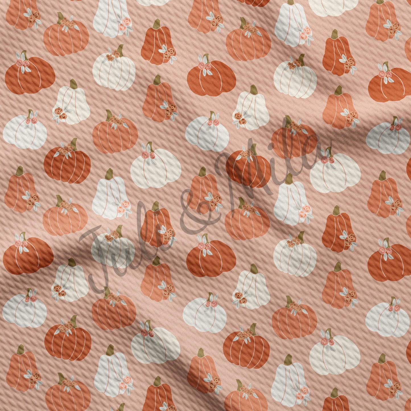 Pumpkin Bullet Textured Fabric  AB12