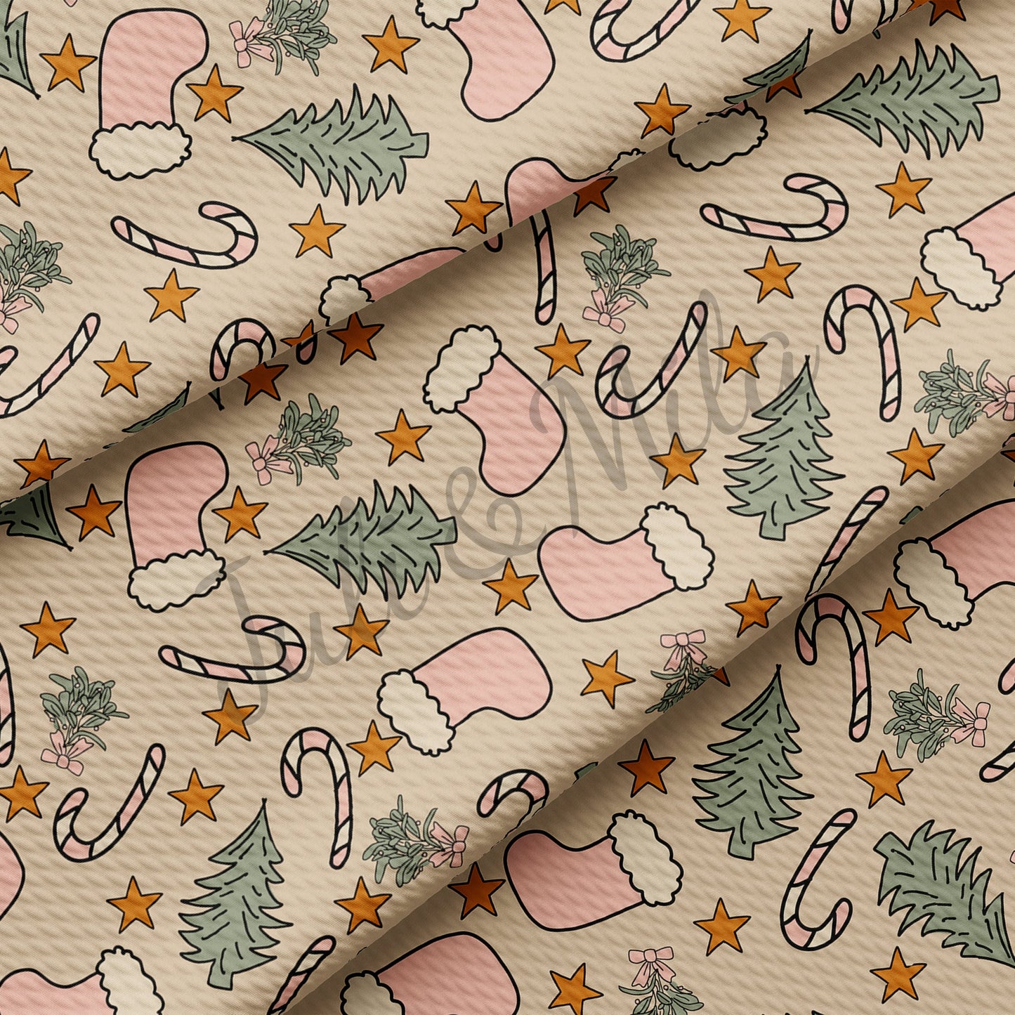 Christmas Bullet Fabric AC11