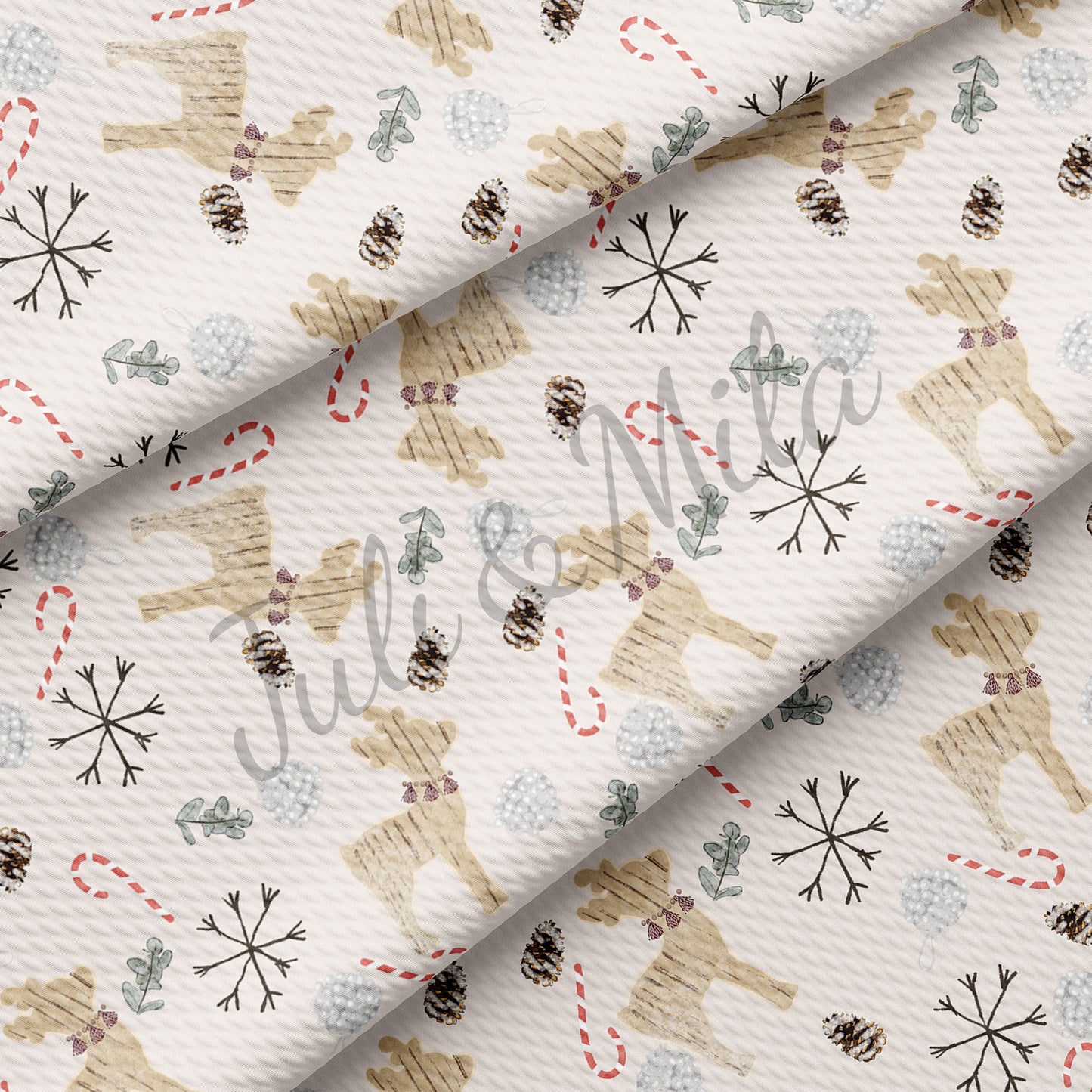 Christmas Bullet Fabric AC7