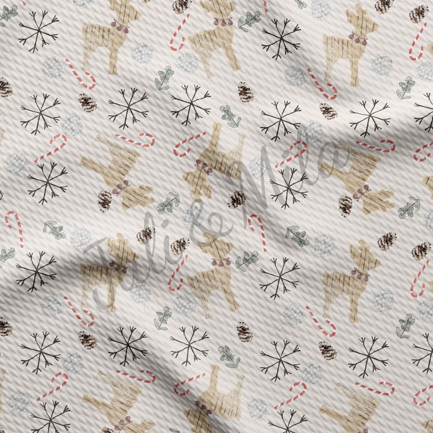 Christmas Bullet Fabric AC7