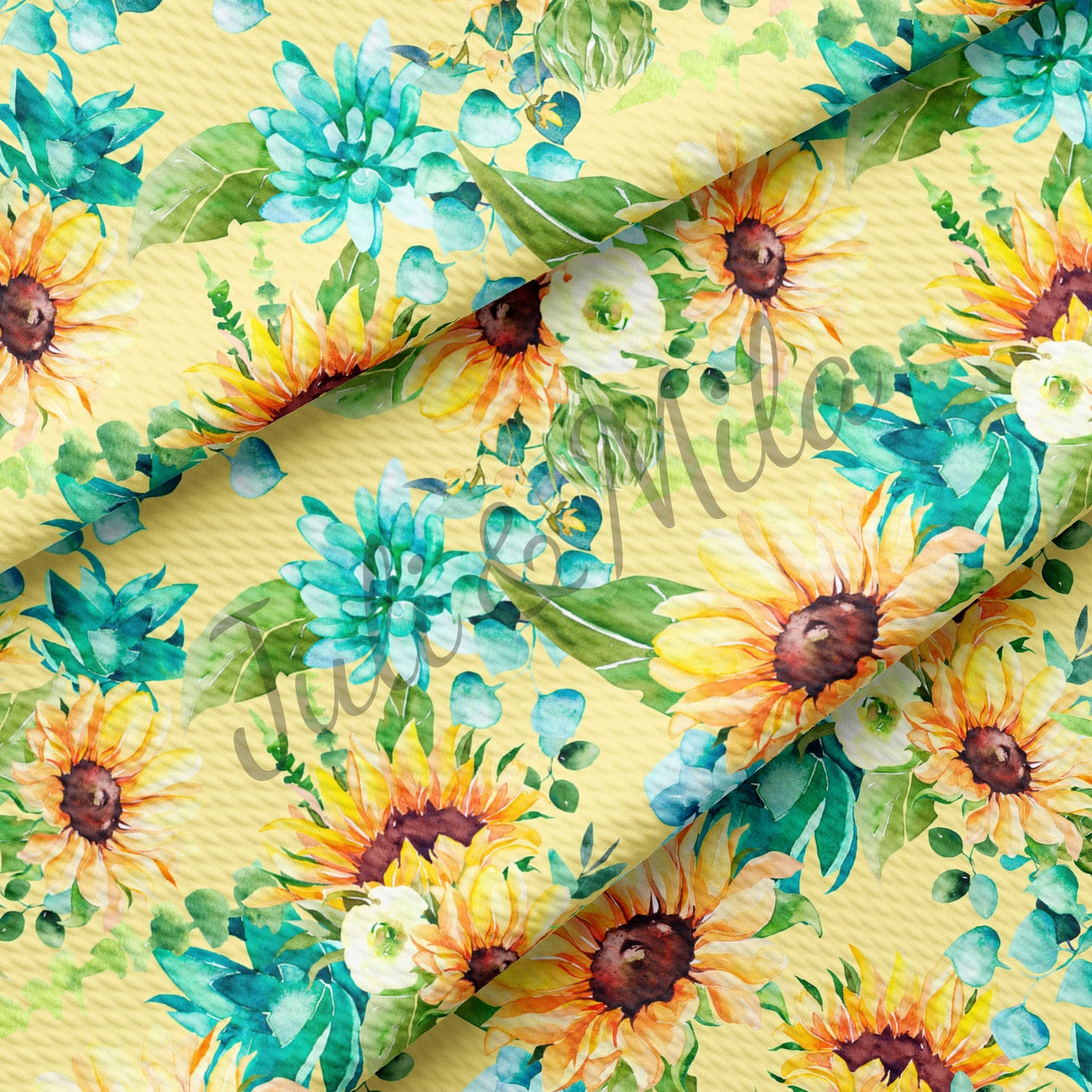 Sunflowers Floral Bullet Fabric Floral87