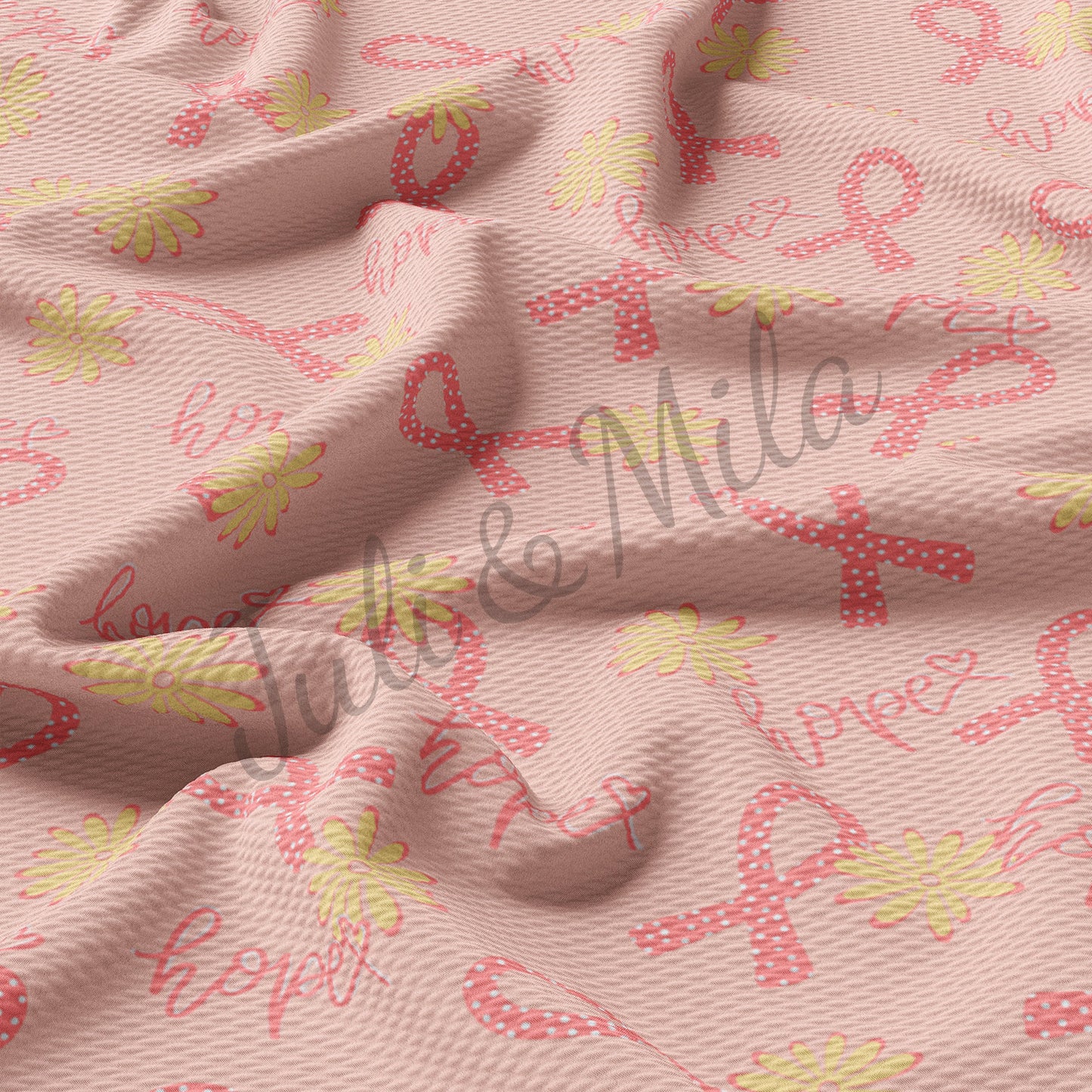 Bullet Fabric Awareness Hope Breast Cancer