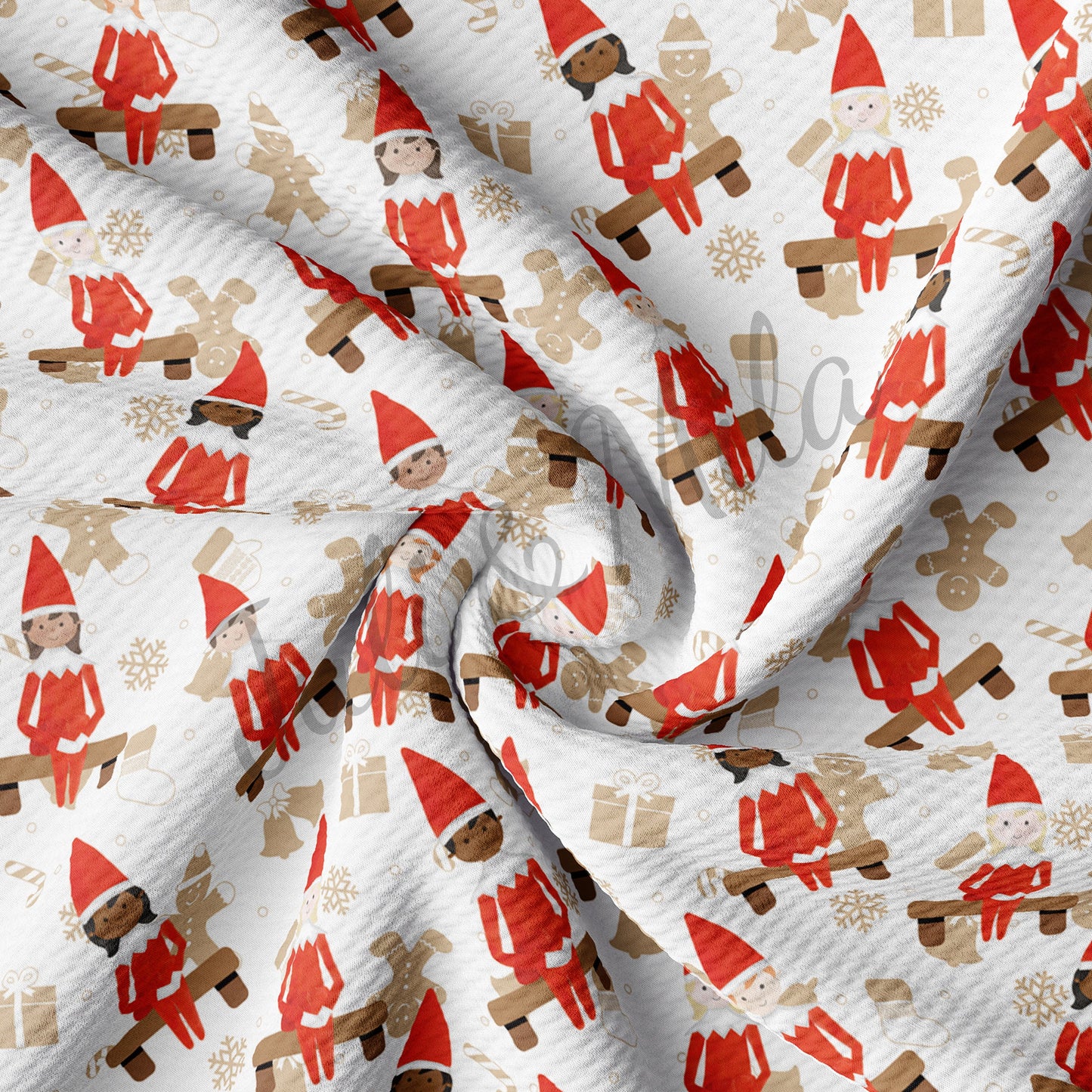 Christmas Bullet Fabric AC16