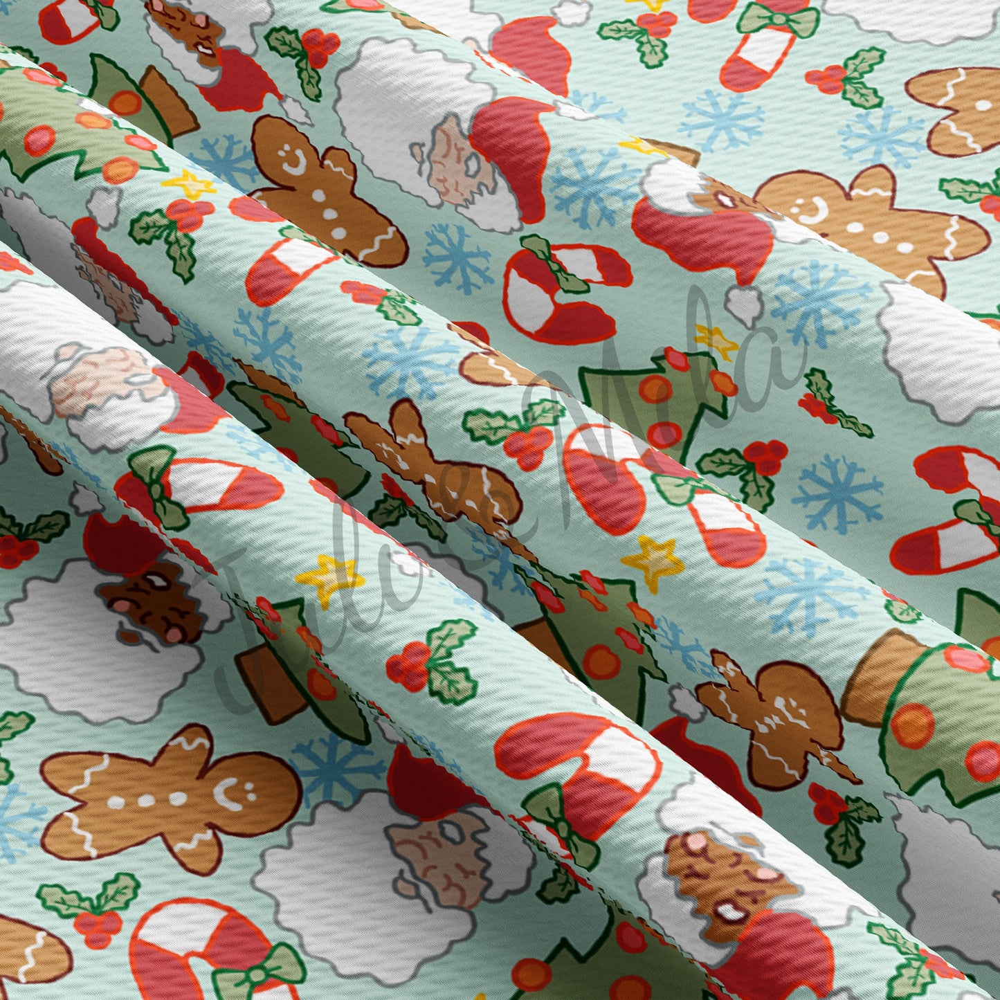 Bright Christmas Bullet Fabric AC3