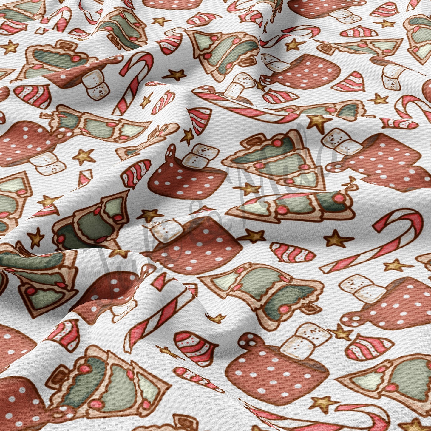 Christmas Bullet Fabric AC60