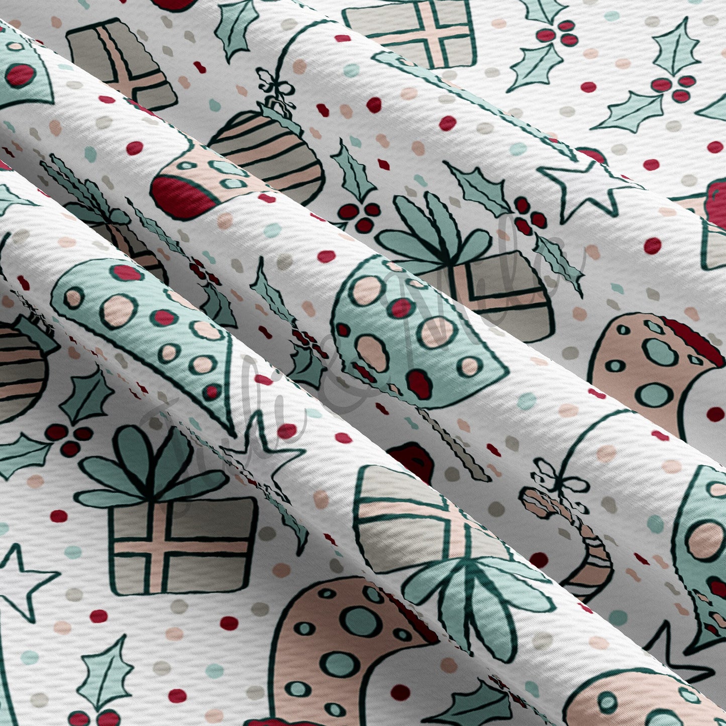 Christmas Bullet Fabric AC67