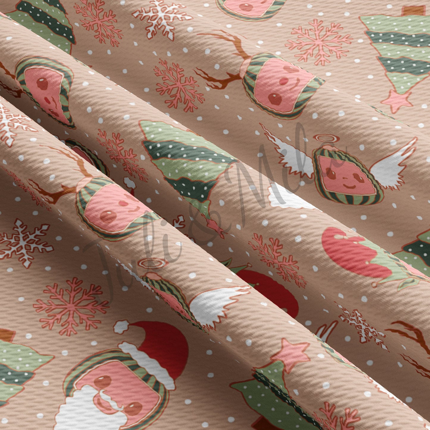 Christmas Bullet Fabric AC65