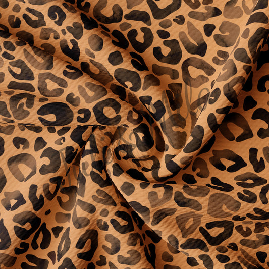 Watercolor Cheetah Leopard Bullet Fabric