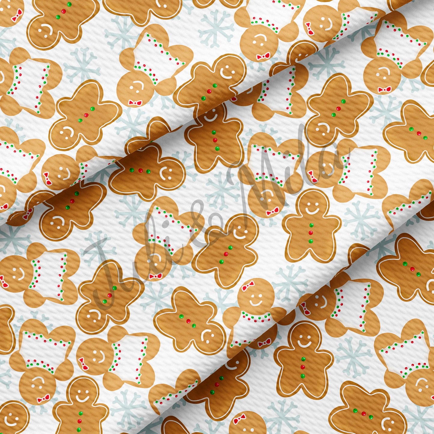 Bright Gingerbread Bullet Fabric AC34