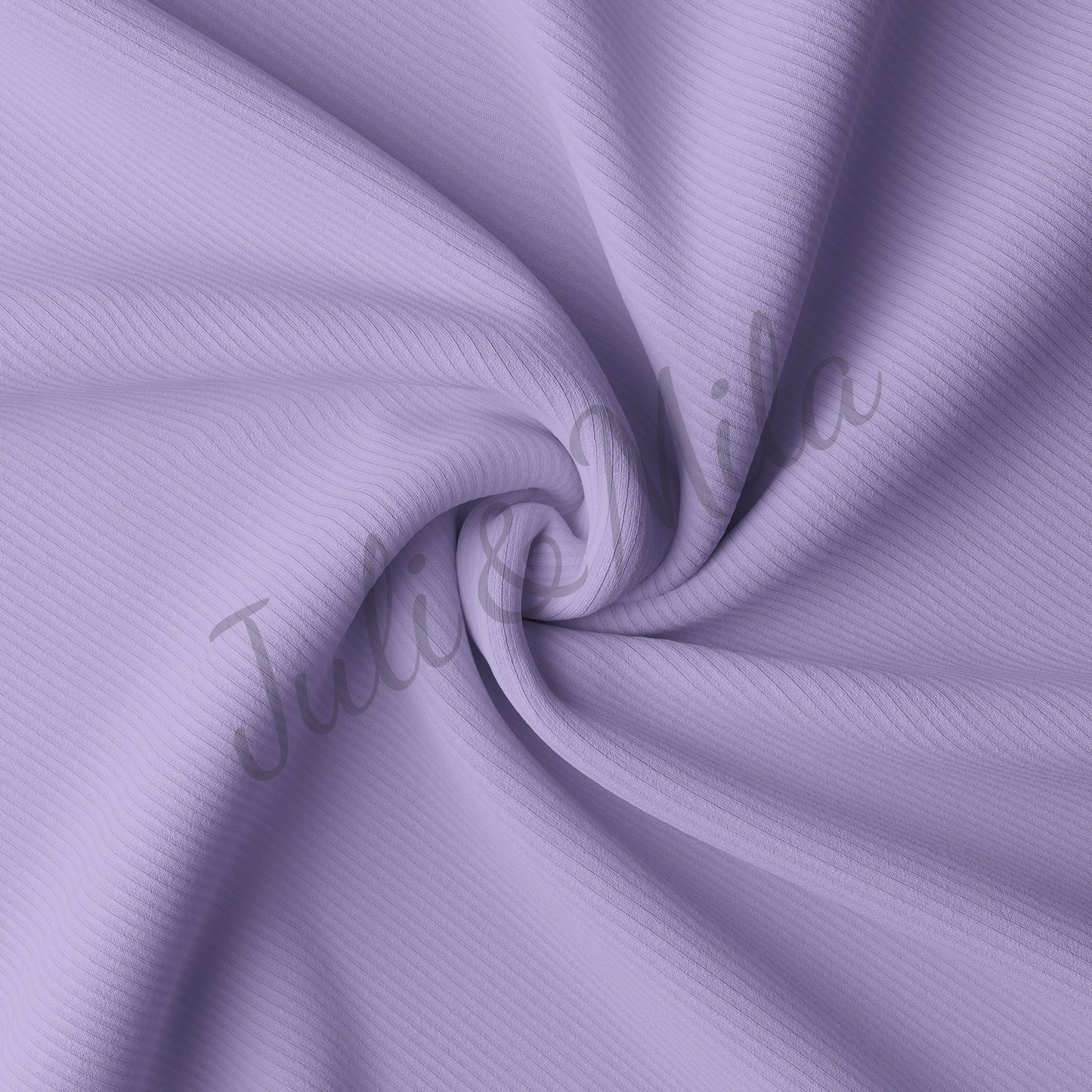 Lavender Rib Knit Fabric by the Yard Ribbed Jersey Stretchy Soft Polyester Stretch Fabric 1 Yard