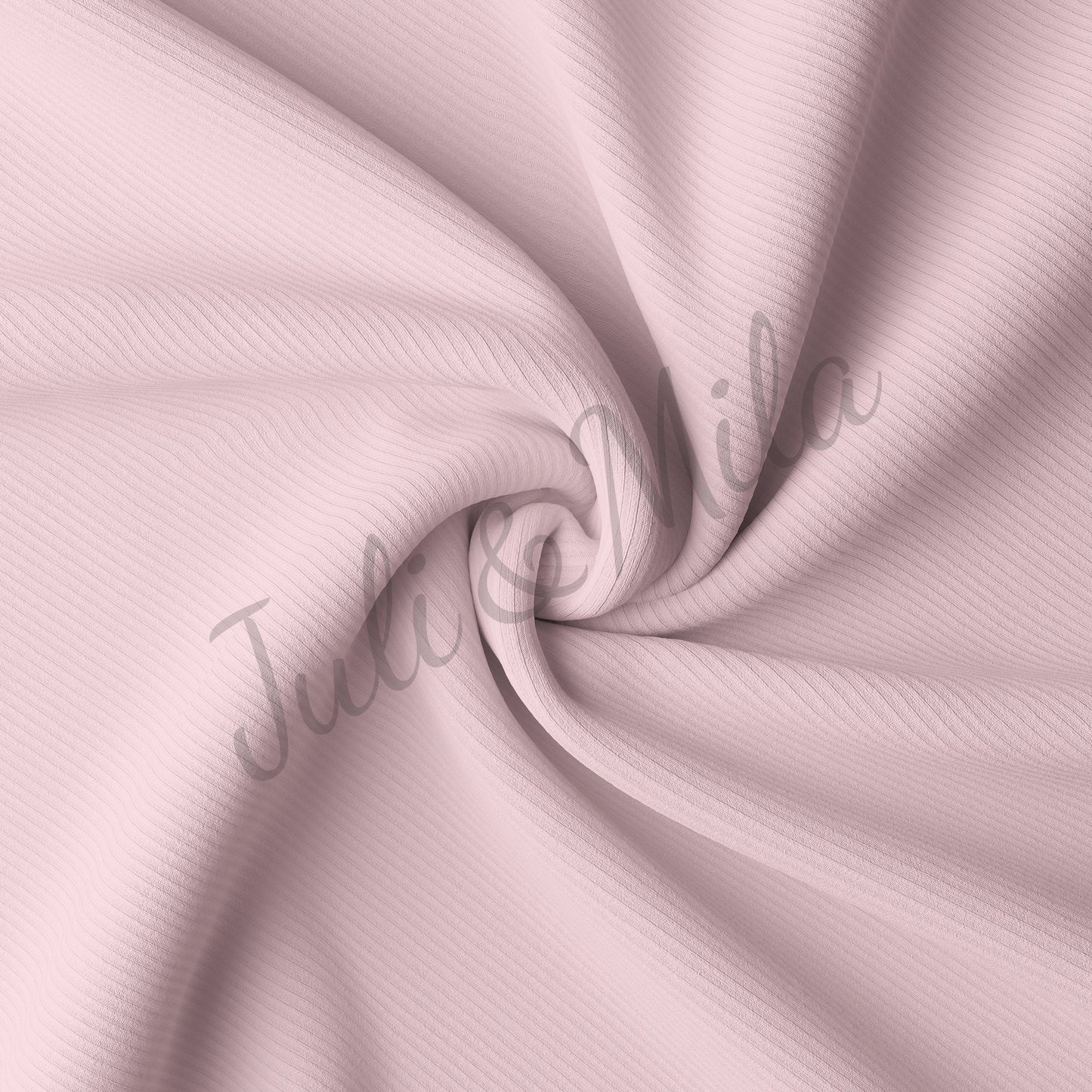 Light pink Rib Knit Fabric by the Yard Ribbed Jersey Stretchy Soft Polyester Stretch Fabric 1 Yard