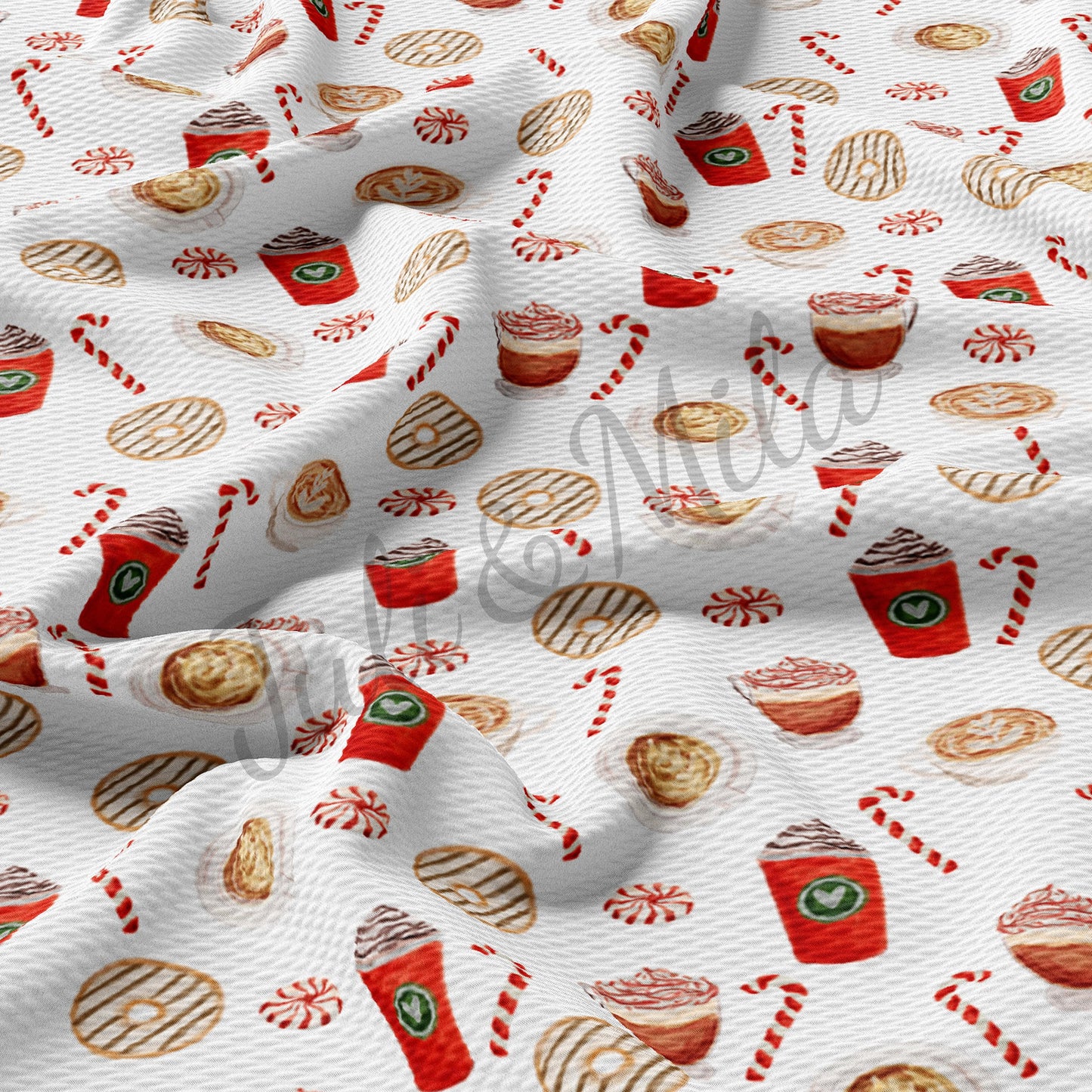 Christmas Bullet Fabric AC93