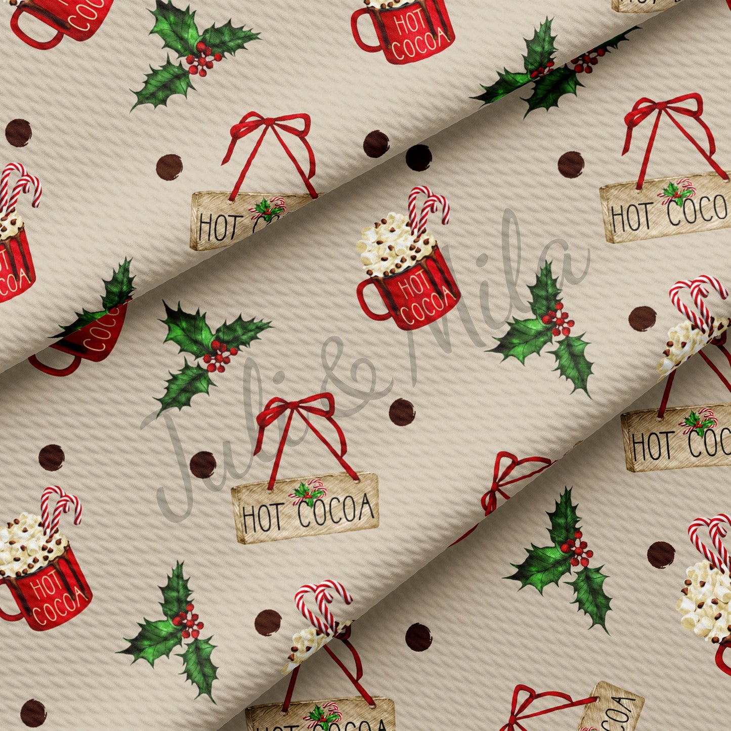 Christmas Bullet Fabric AC84