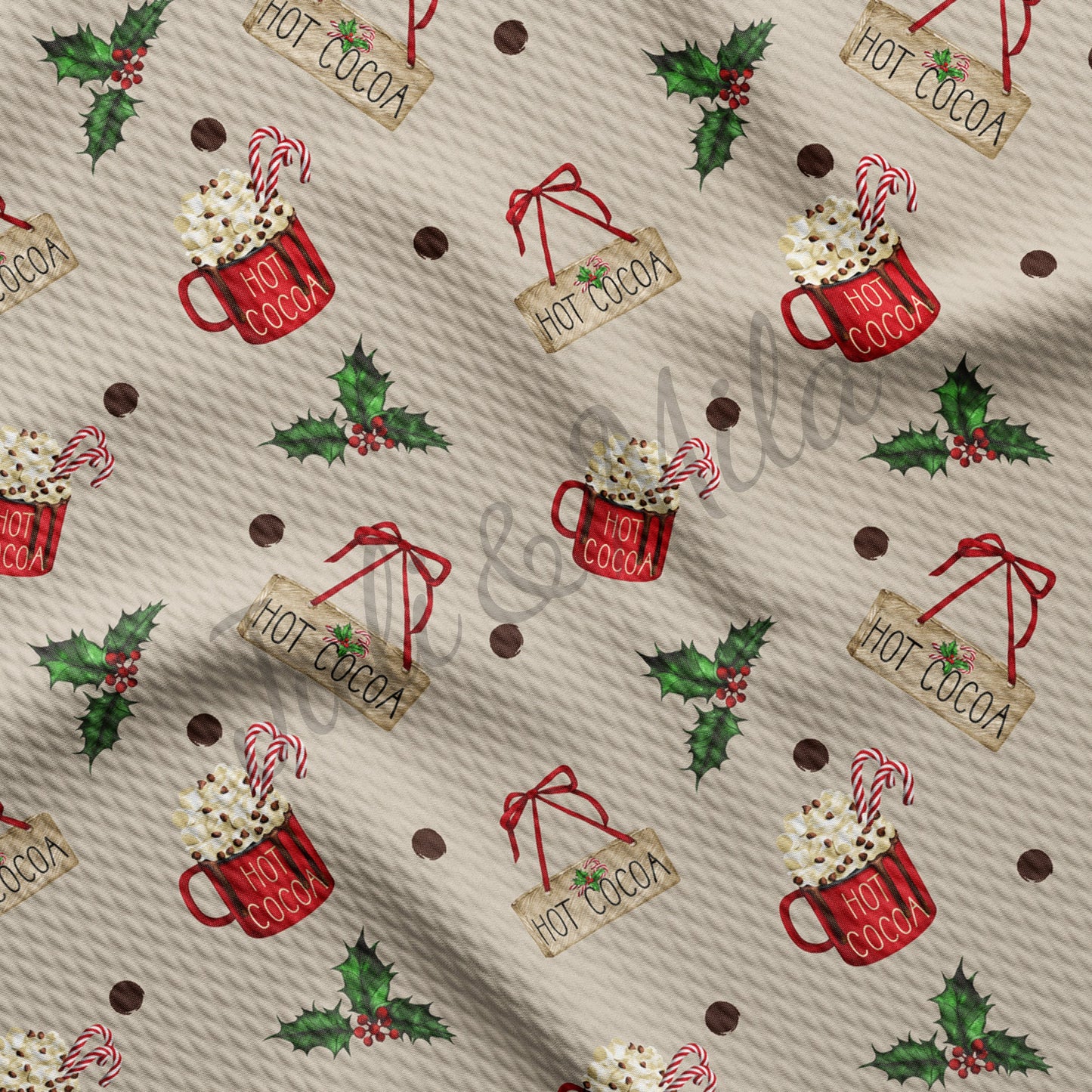 Christmas Bullet Fabric AC84