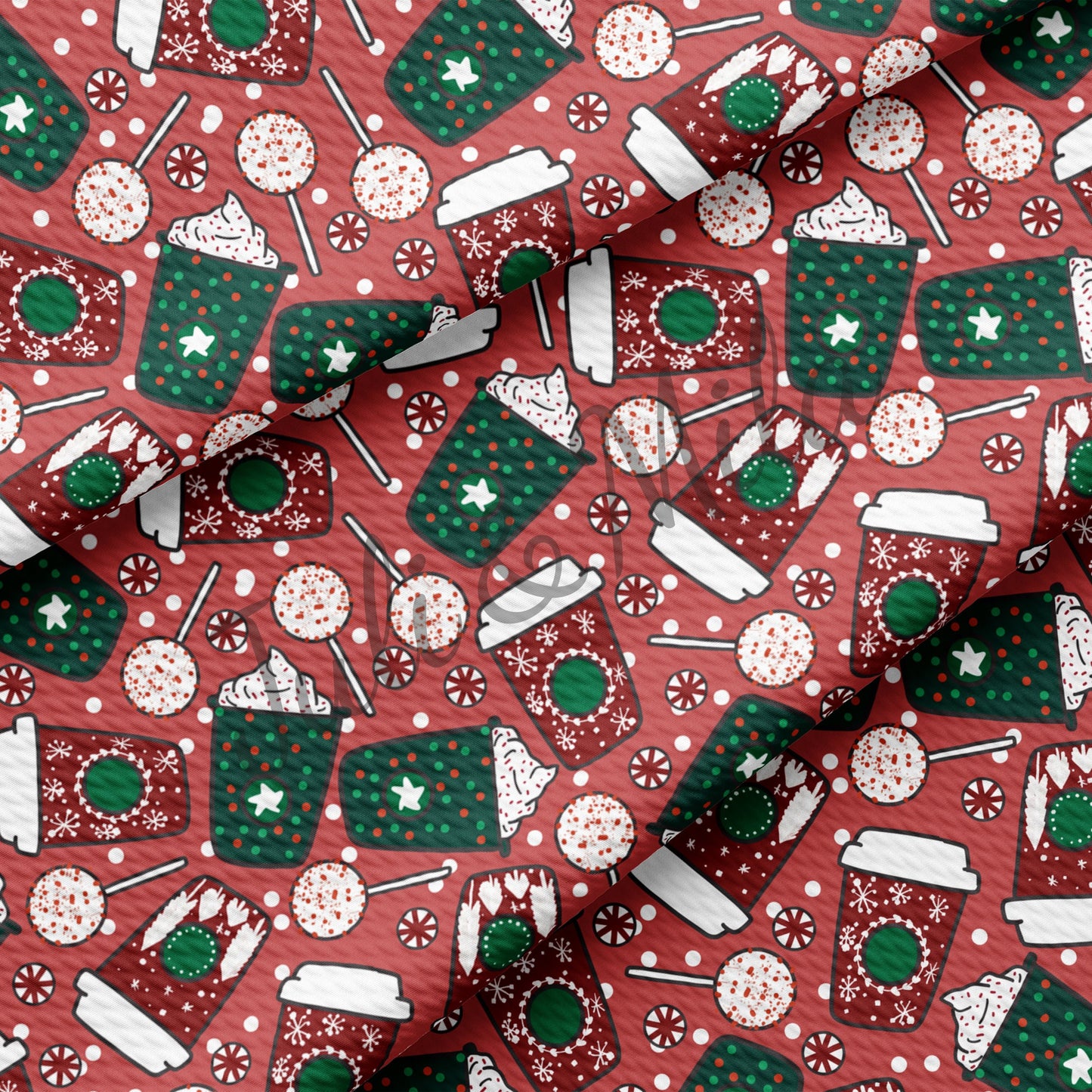 Christmas Bullet Fabric AC86