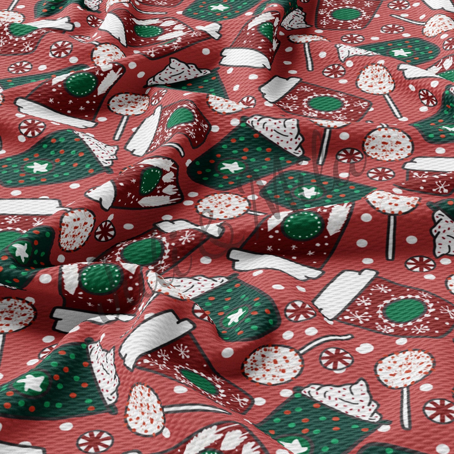 Christmas Bullet Fabric AC86