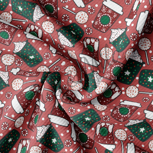 Christmas Bullet Fabric AC86