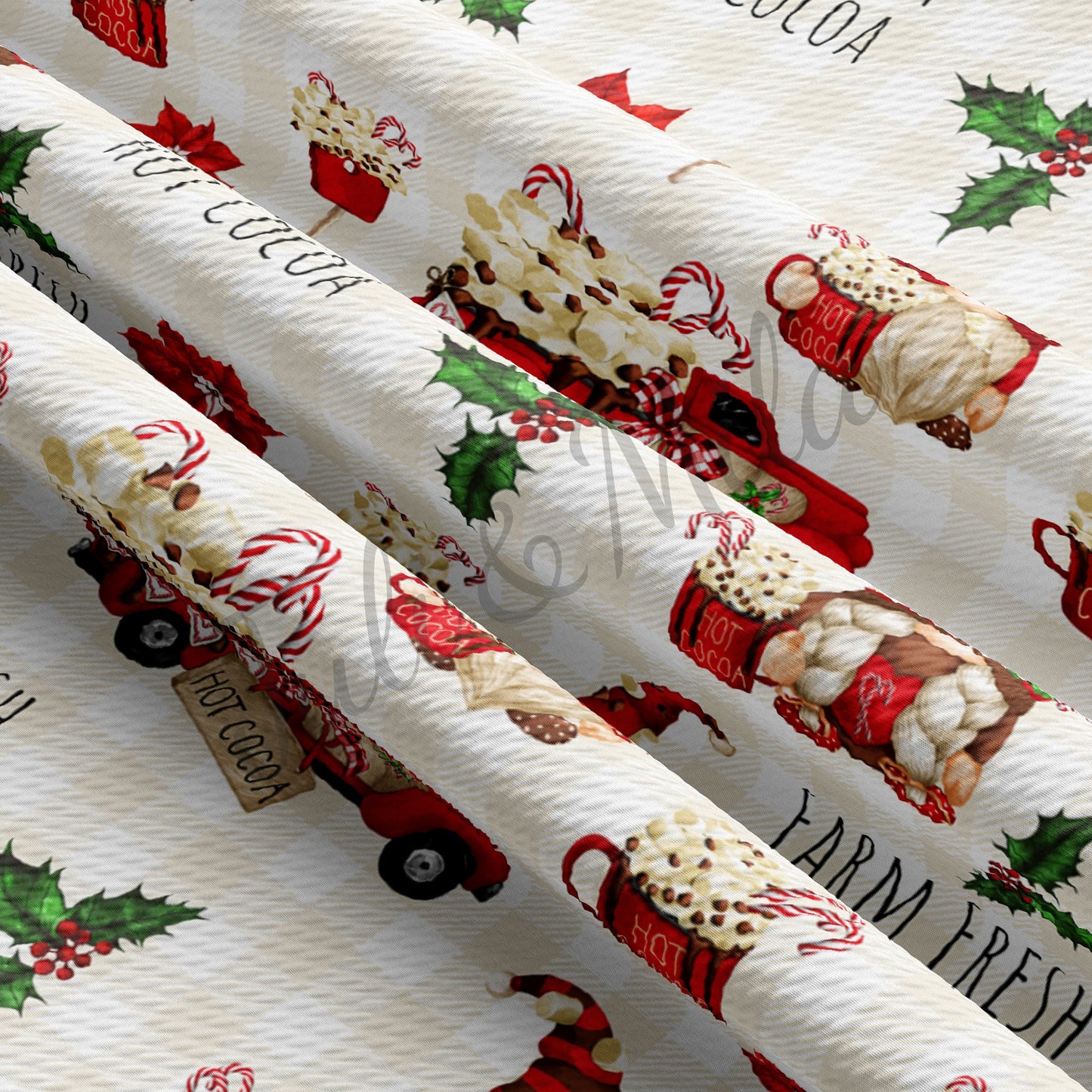 Christmas Bullet Fabric AC88