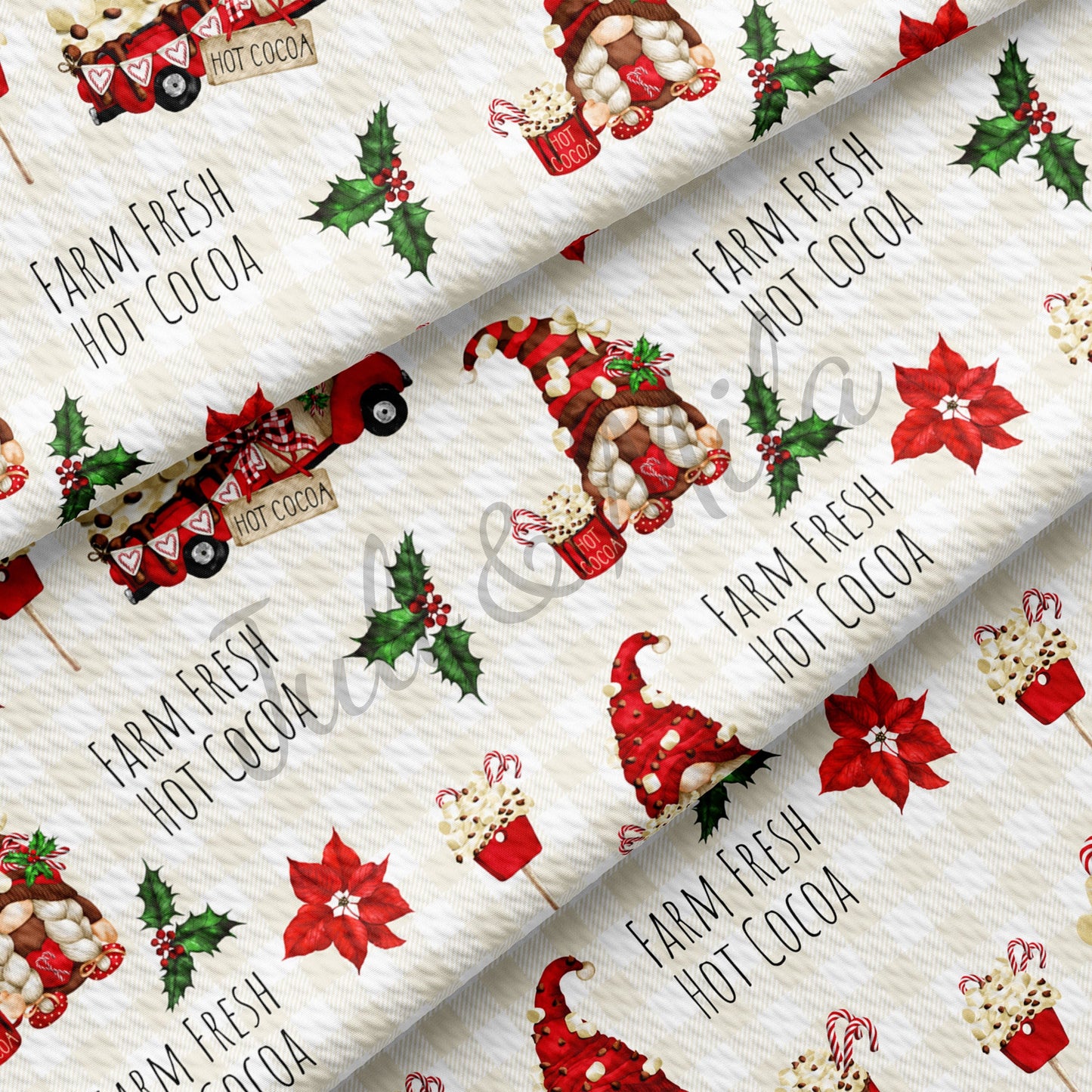 Christmas Bullet Fabric AC88