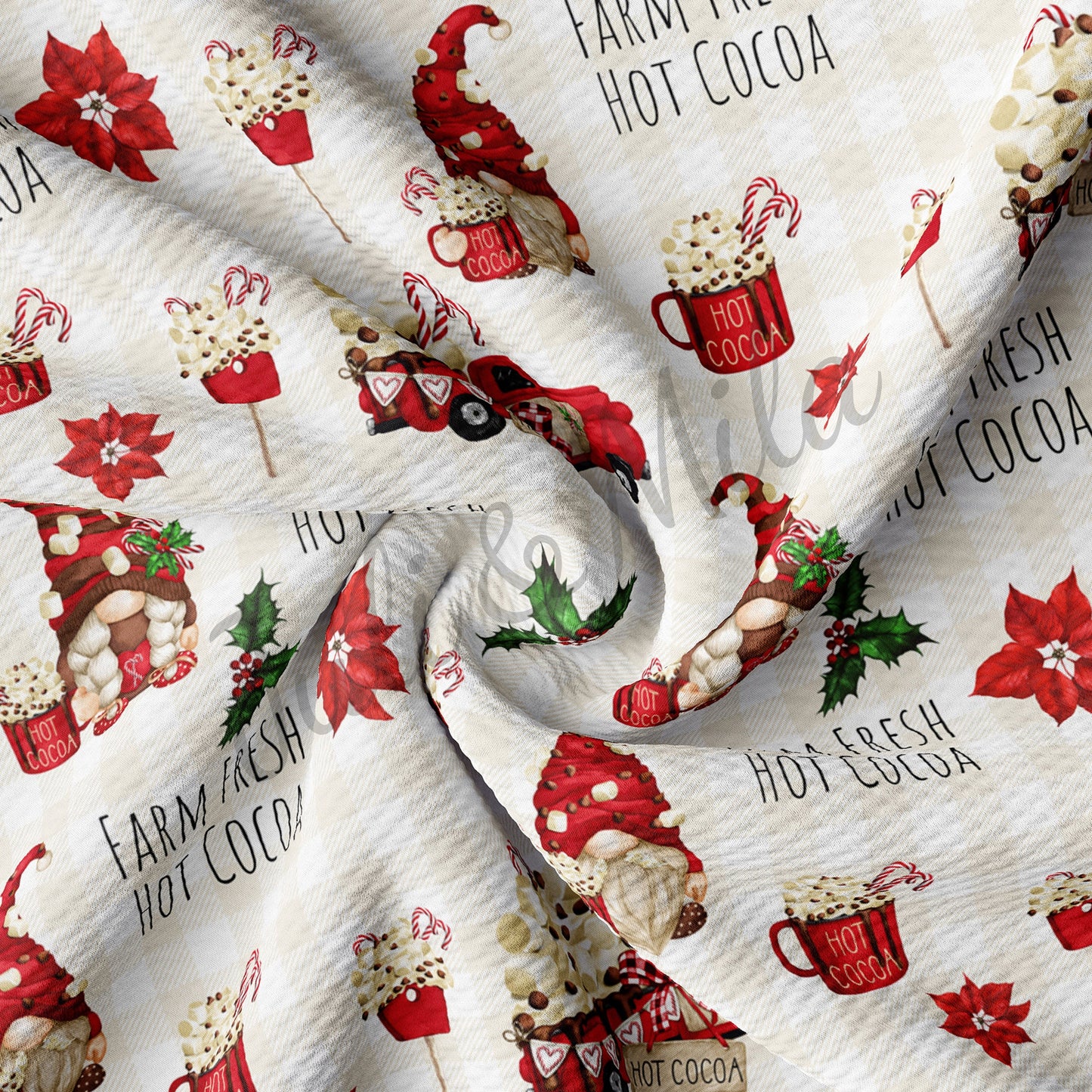 Christmas Bullet Fabric AC88