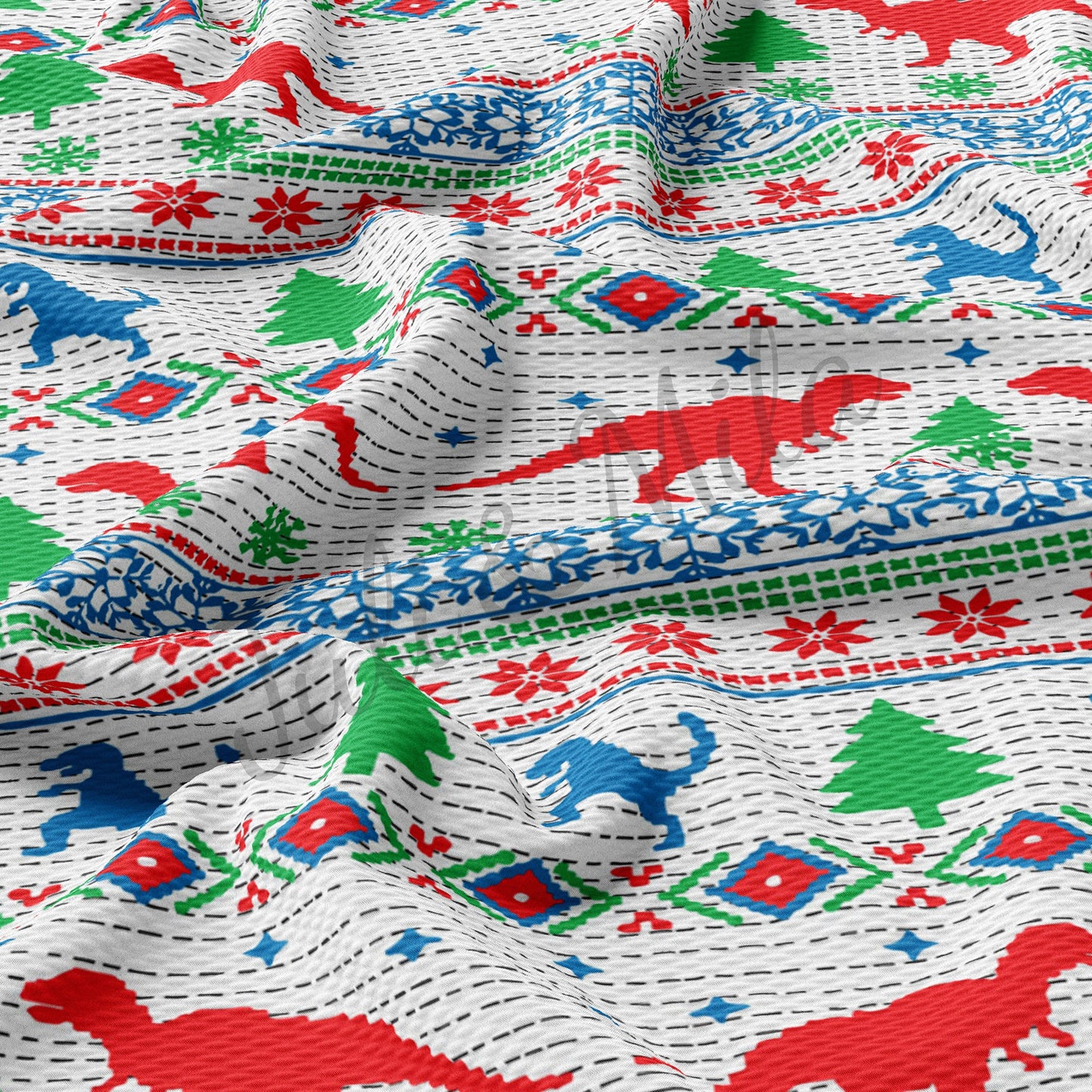 Christmas Bullet Fabric AC105