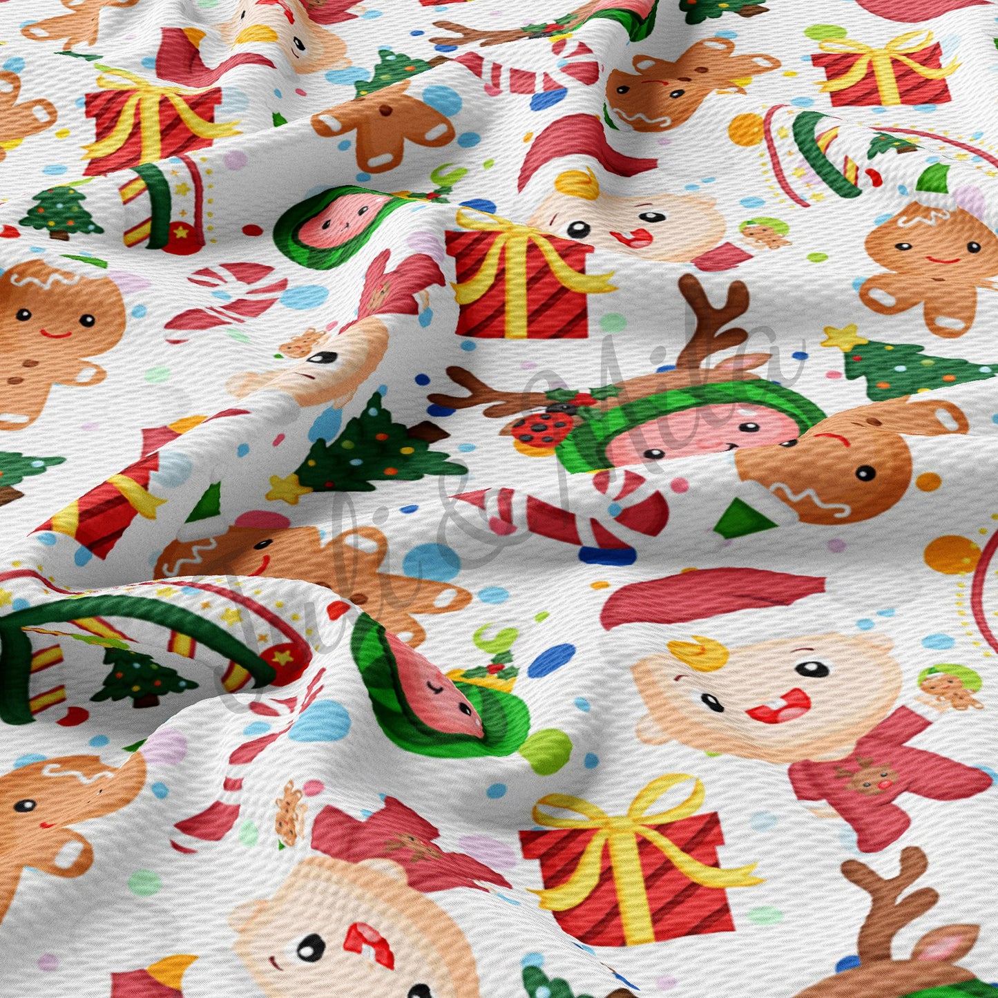 Christmas Cocomelon Bullet Fabric AA692