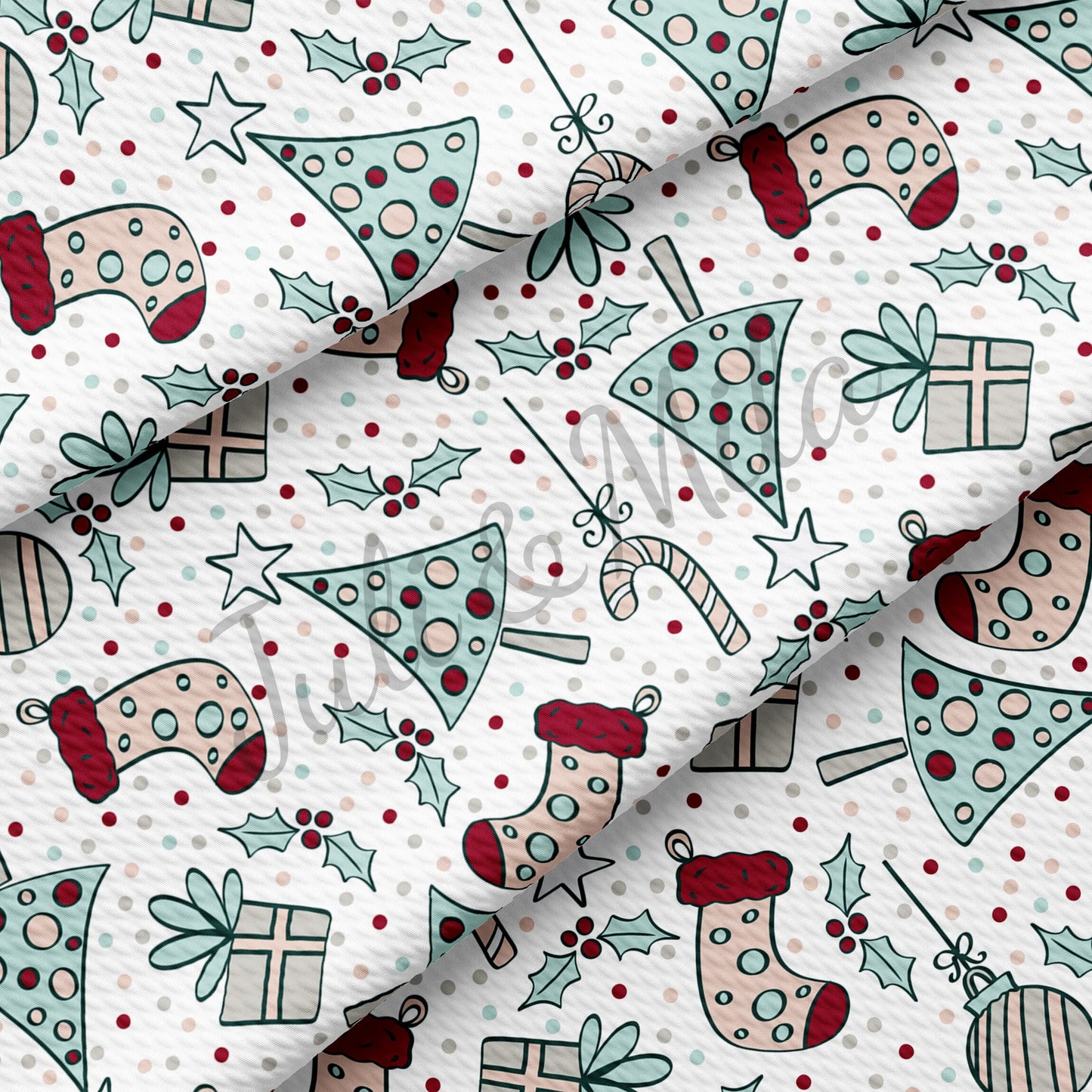 Christmas Bullet Fabric AC67