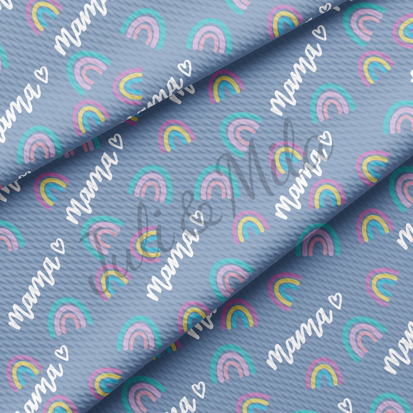 Bullet Textured Fabric  Rainbow20