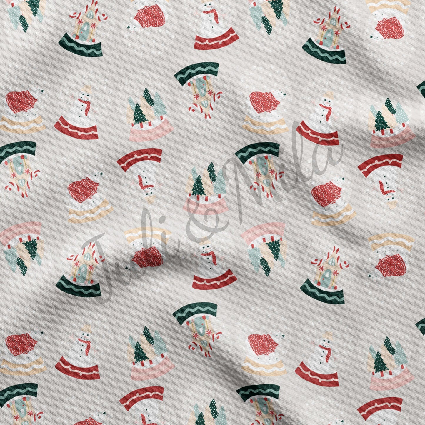 Christmas Bullet Fabric AC71