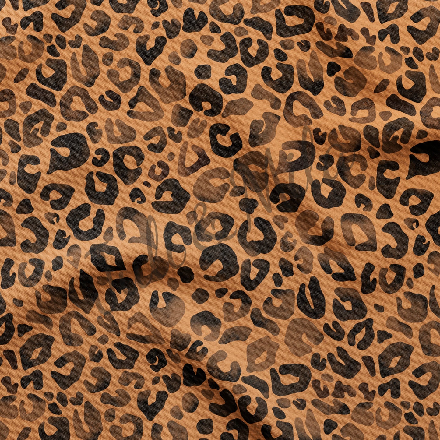 Watercolor Cheetah Leopard Bullet Fabric