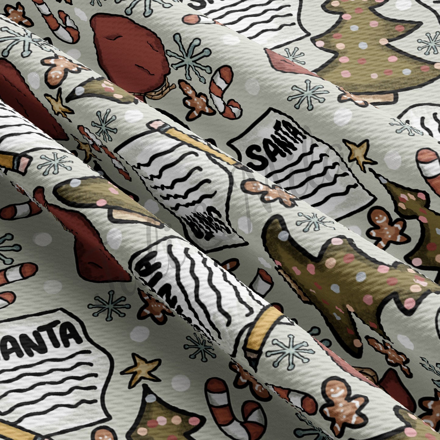 Christmas Bullet Fabric AC57