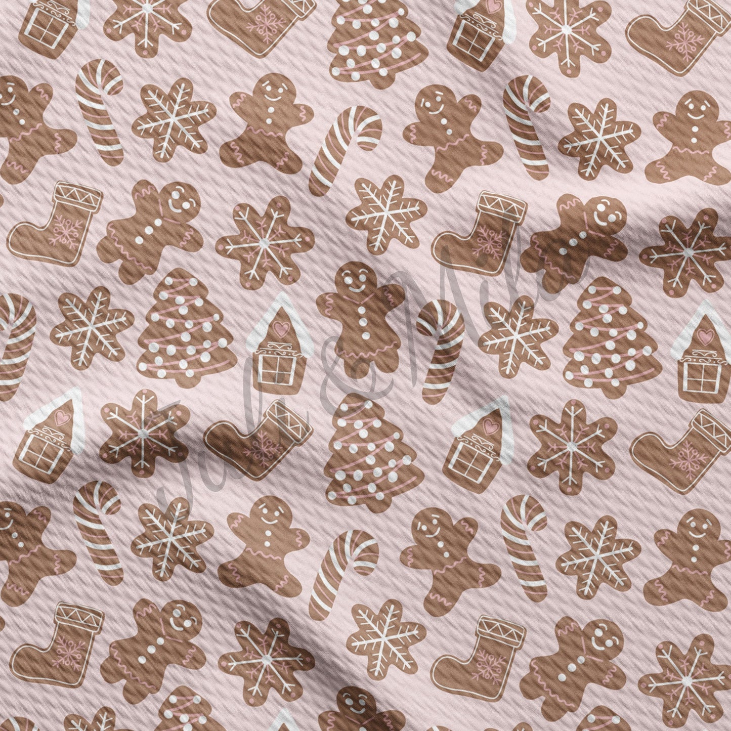 Christmas Bullet Fabric AC64